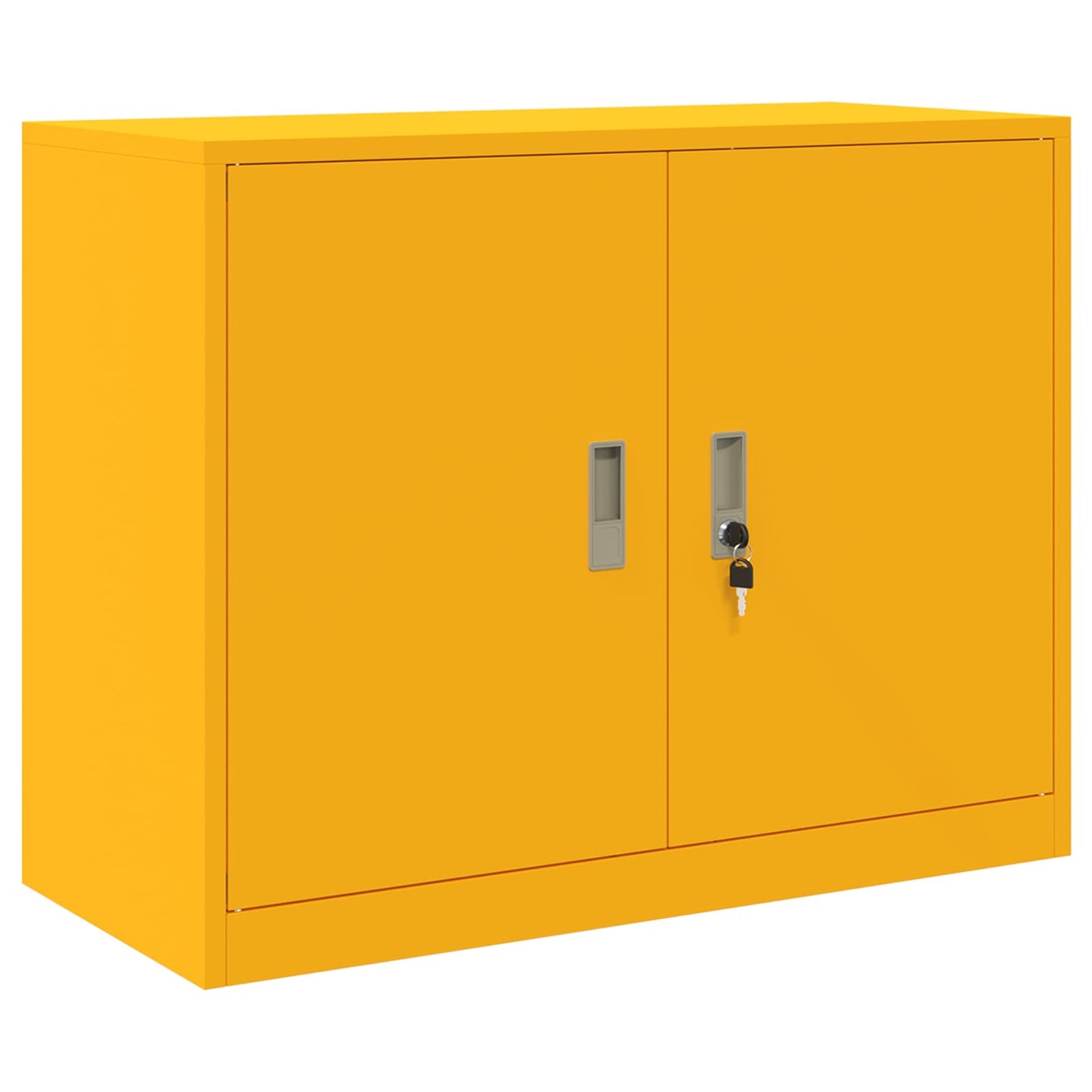 Storage Cabinet Mustard Yellow 90 x 40 x 70 cm Steel