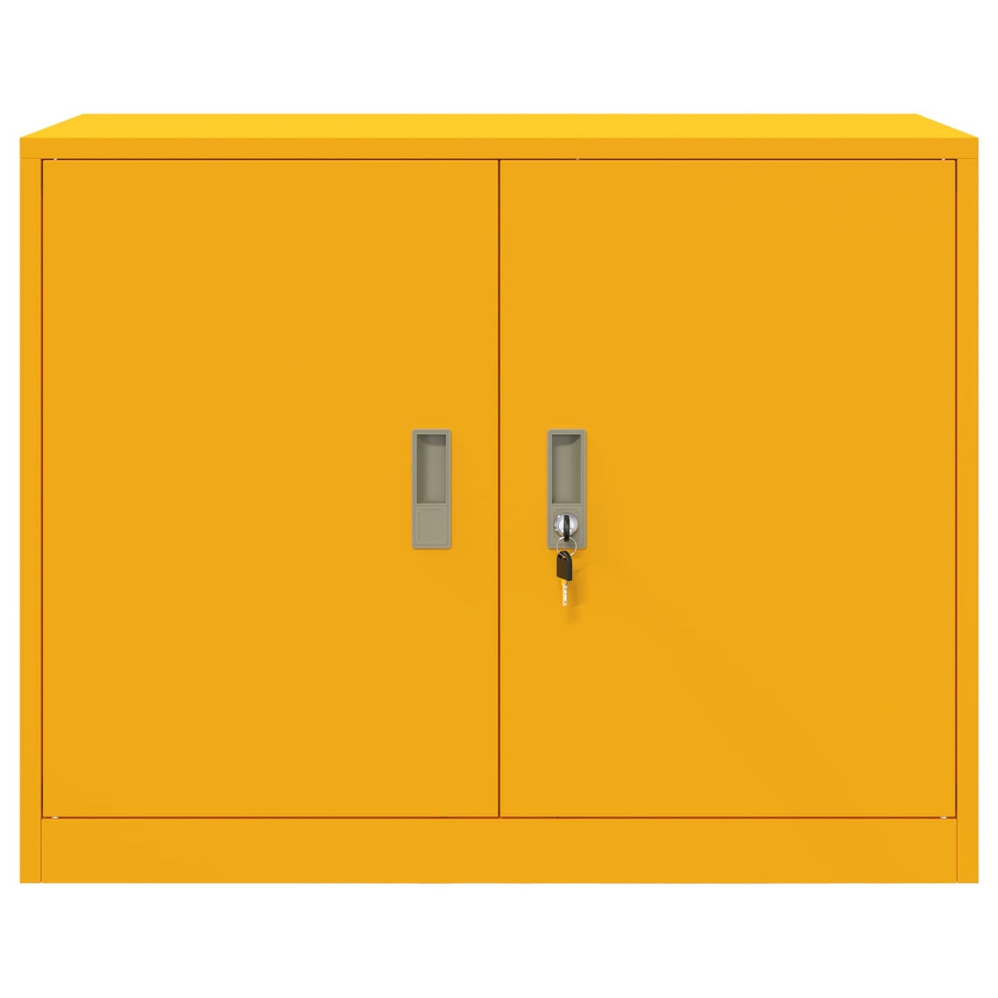 Storage Cabinet Mustard Yellow 90 x 40 x 70 cm Steel