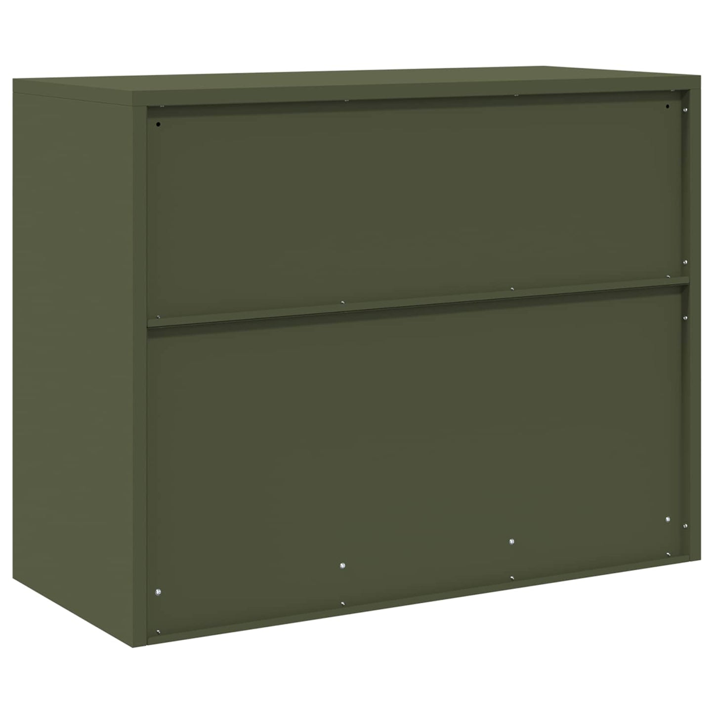 Storage Cabinet Olive Green 90 x 40 x 70 cm Steel