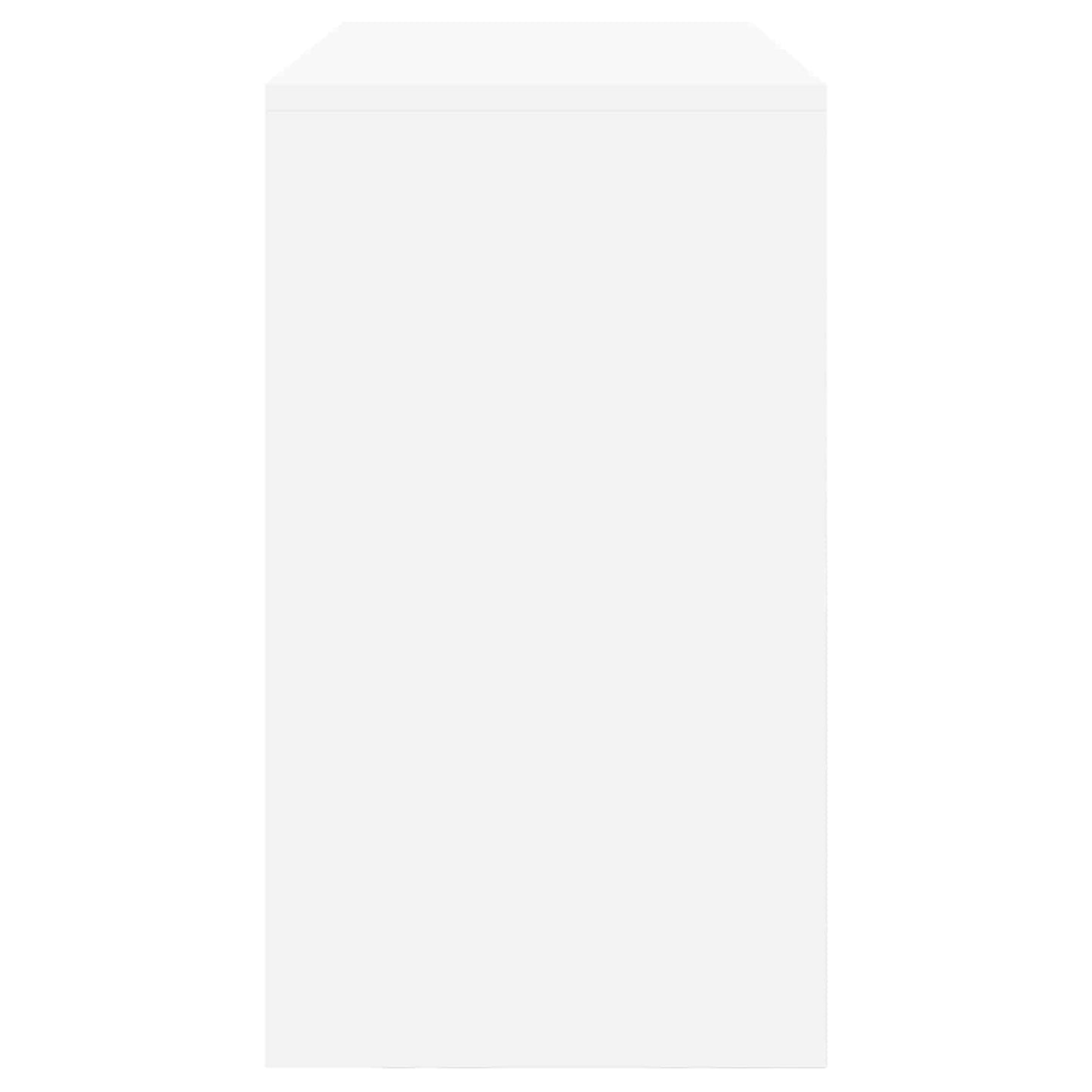 Storage Cabinet White 90 x 40 x 70 cm Steel