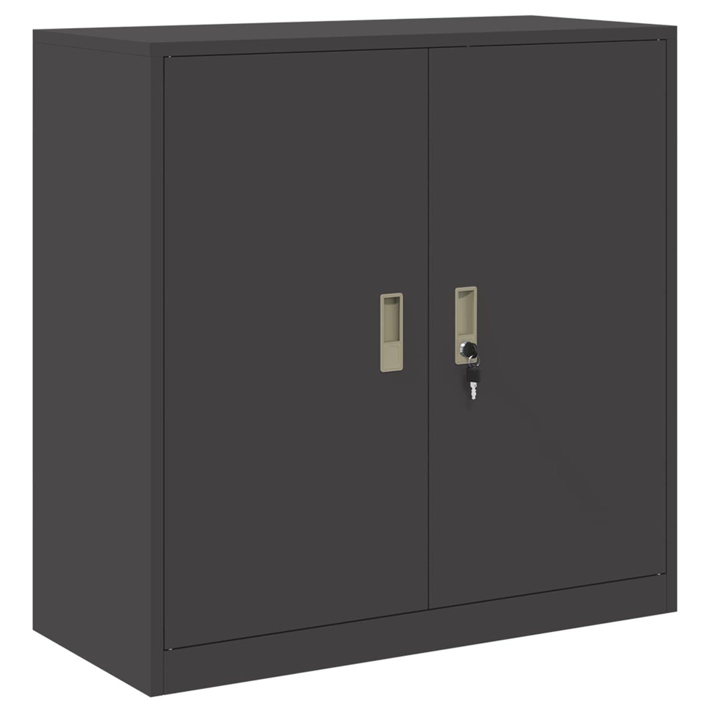 Storage Cabinet Black 90 x 40 x 90 cm Steel