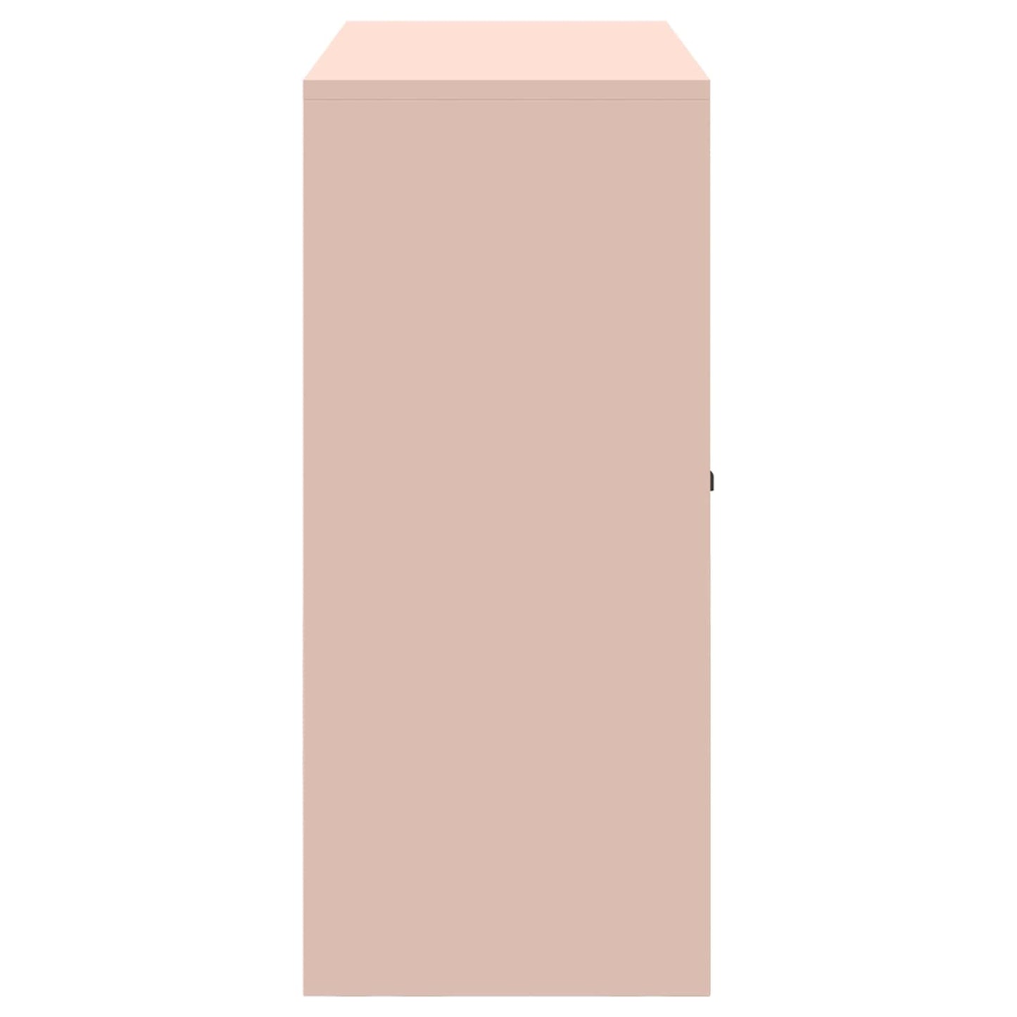 Storage Cabinet Pink 90 x 40 x 90 cm Steel