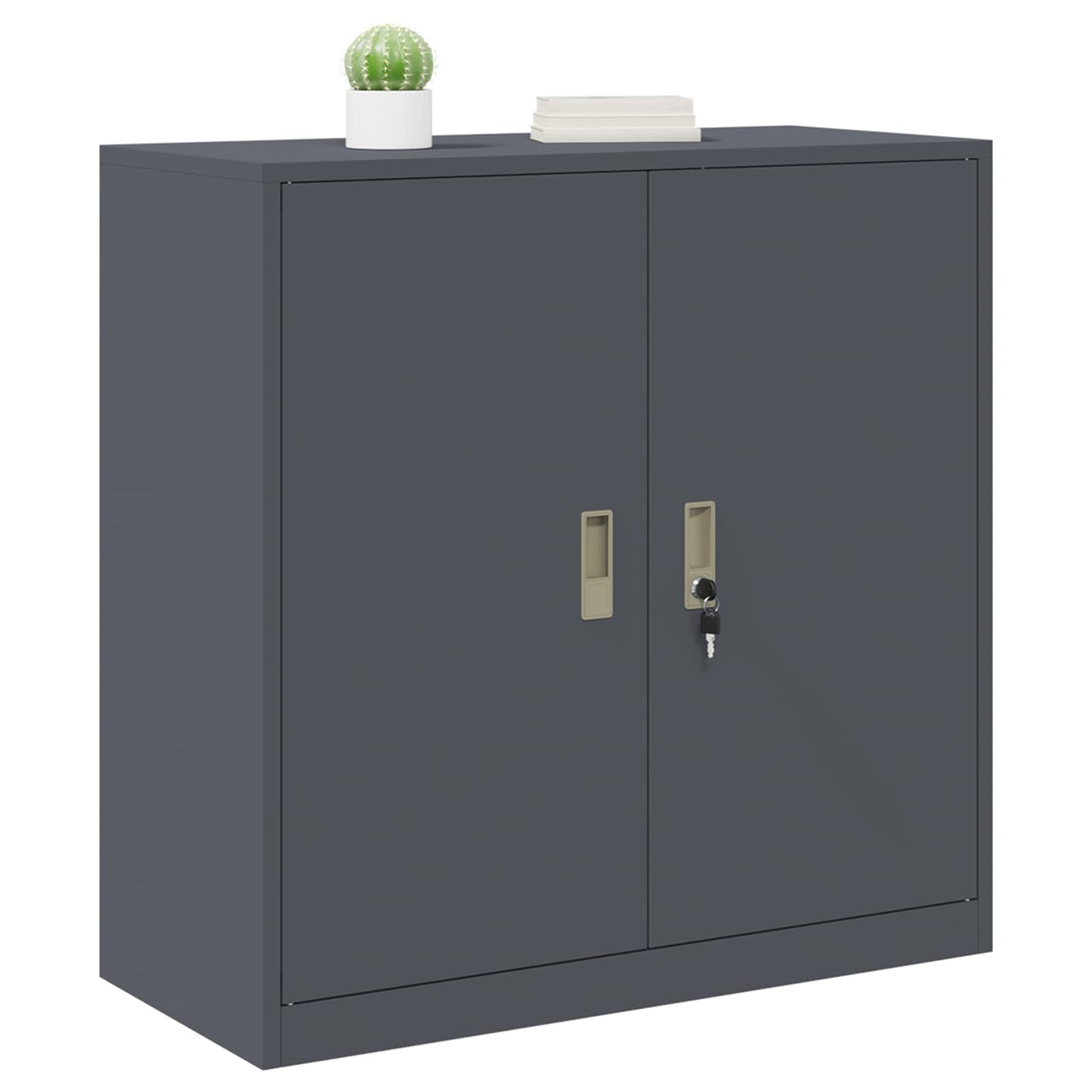 Storage Cabinet Anthracite 90 x 40 x 90 cm Steel