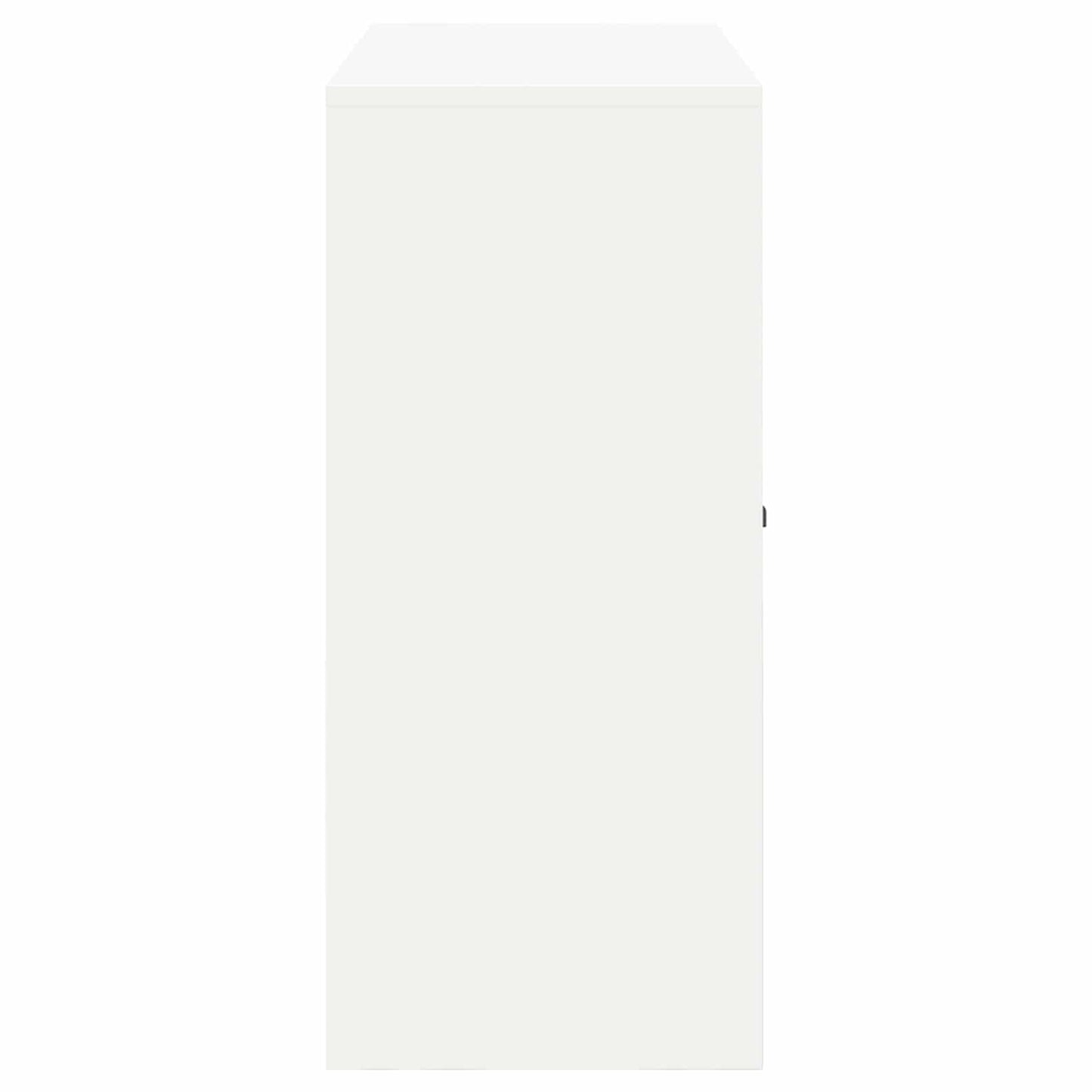 Storage Cabinet White 90 x 40 x 90 cm Steel