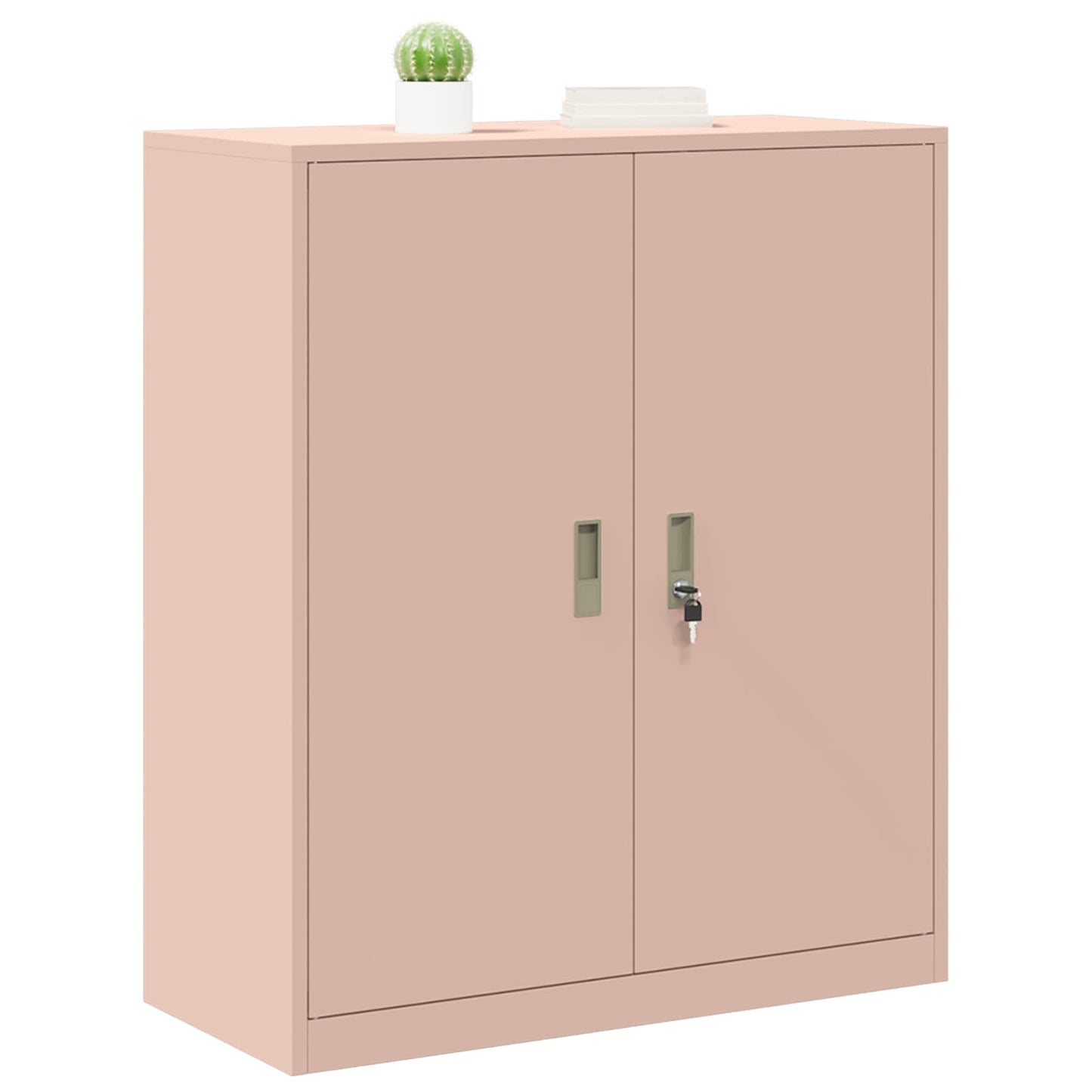 Storage Cabinet Pink 90 x 40 x 105 cm Steel