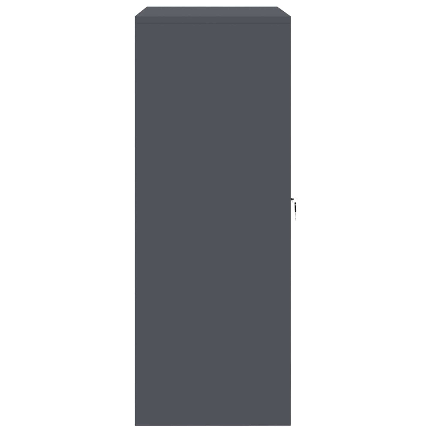 Storage Cabinet Anthracite 90 x 40 x 105 cm Steel