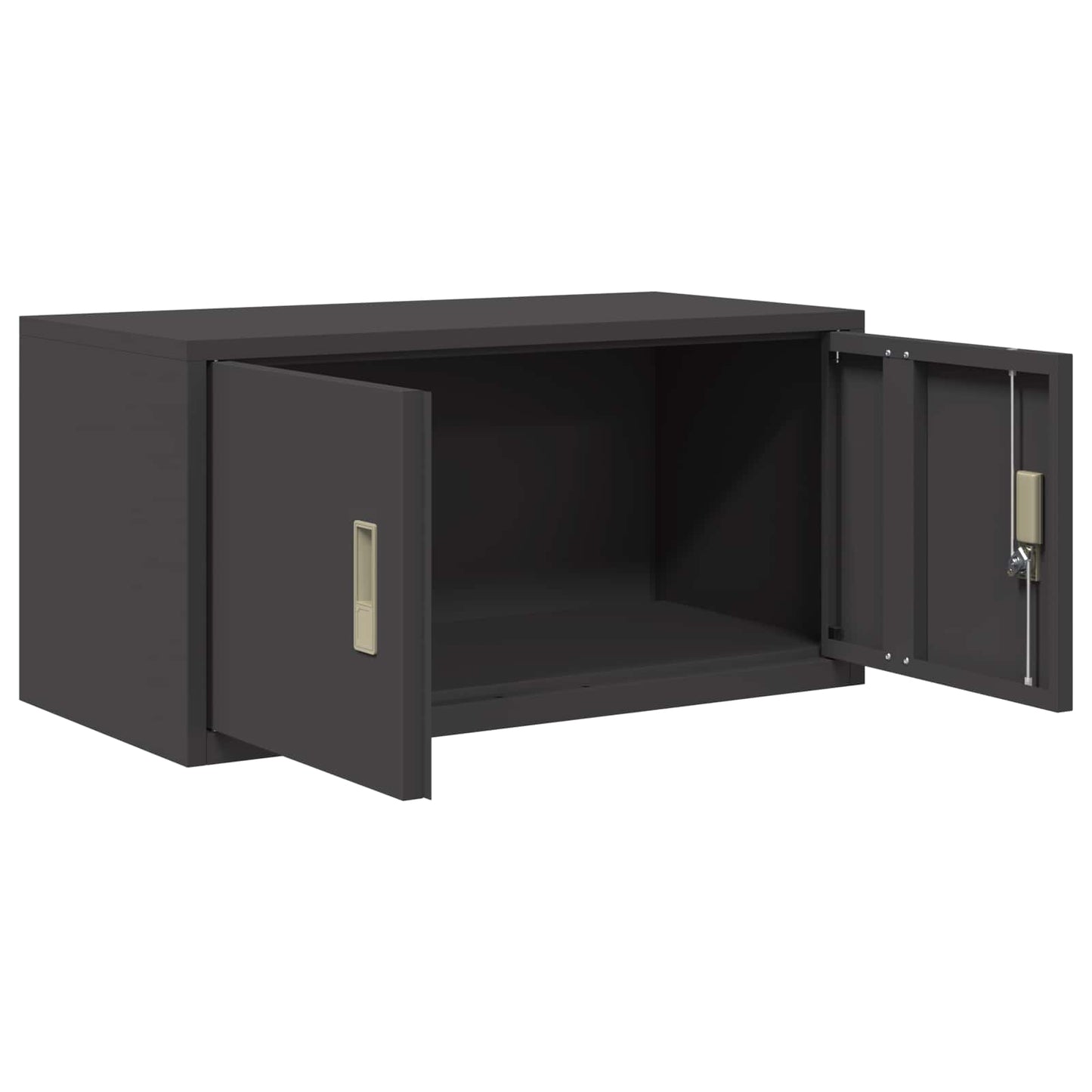 Storage Cabinet Black 80 x 40 x 40 cm Steel