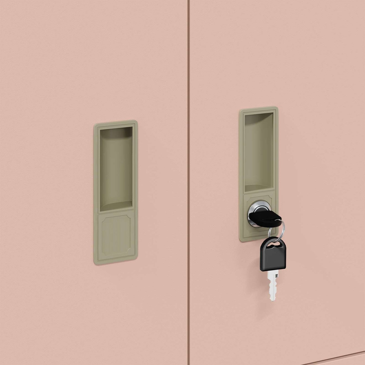Storage Cabinet Pink 80 x 40 x 40 cm Steel