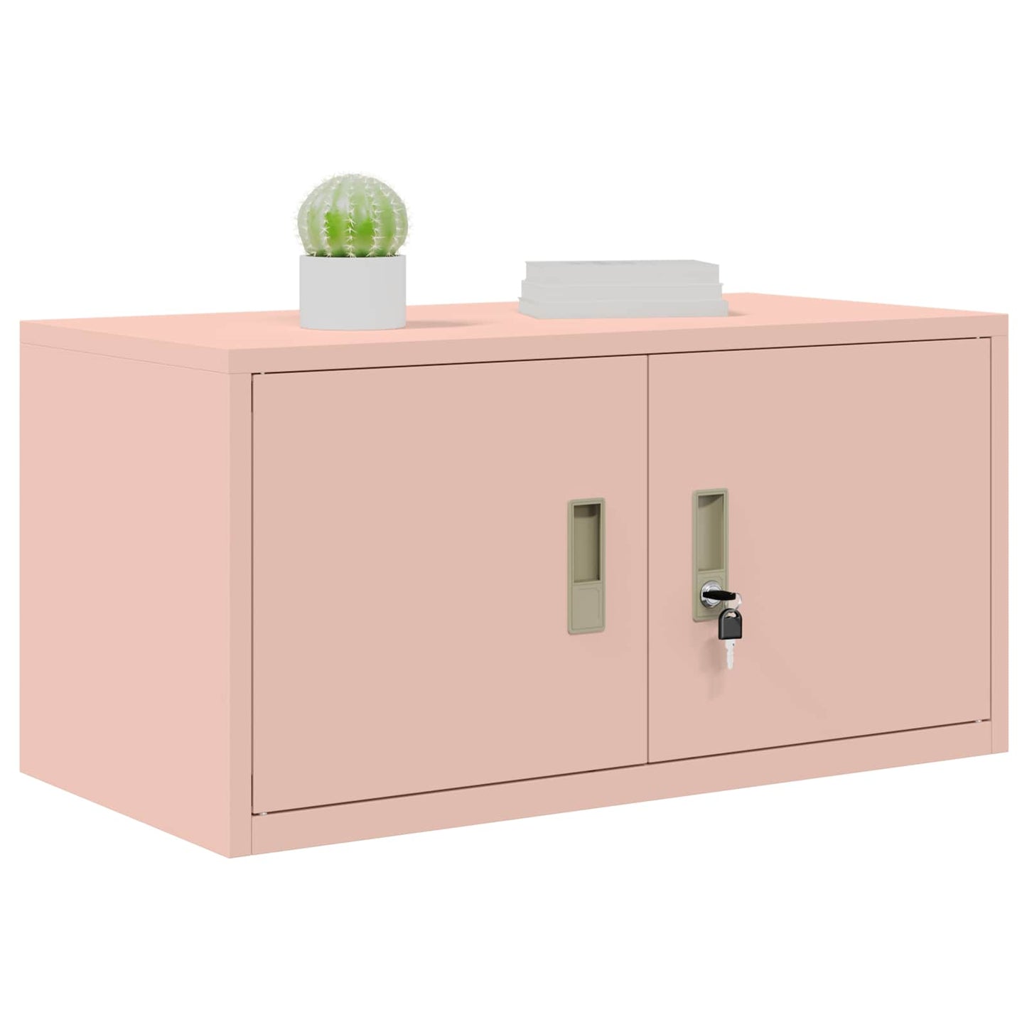 Storage Cabinet Pink 80 x 40 x 40 cm Steel
