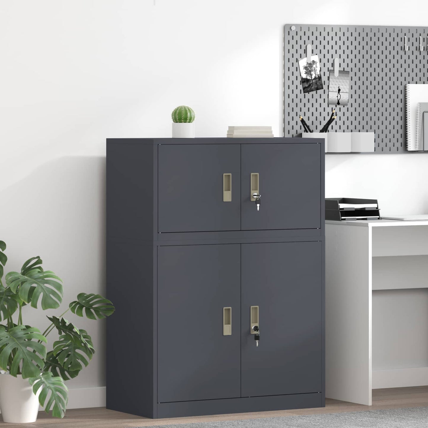 Storage Cabinet Anthracite 80 x 40 x 40 cm Steel
