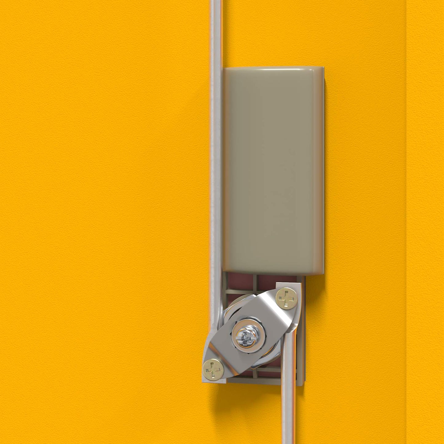 Storage Cabinet Mustard Yellow 80 x 40 x 40 cm Steel