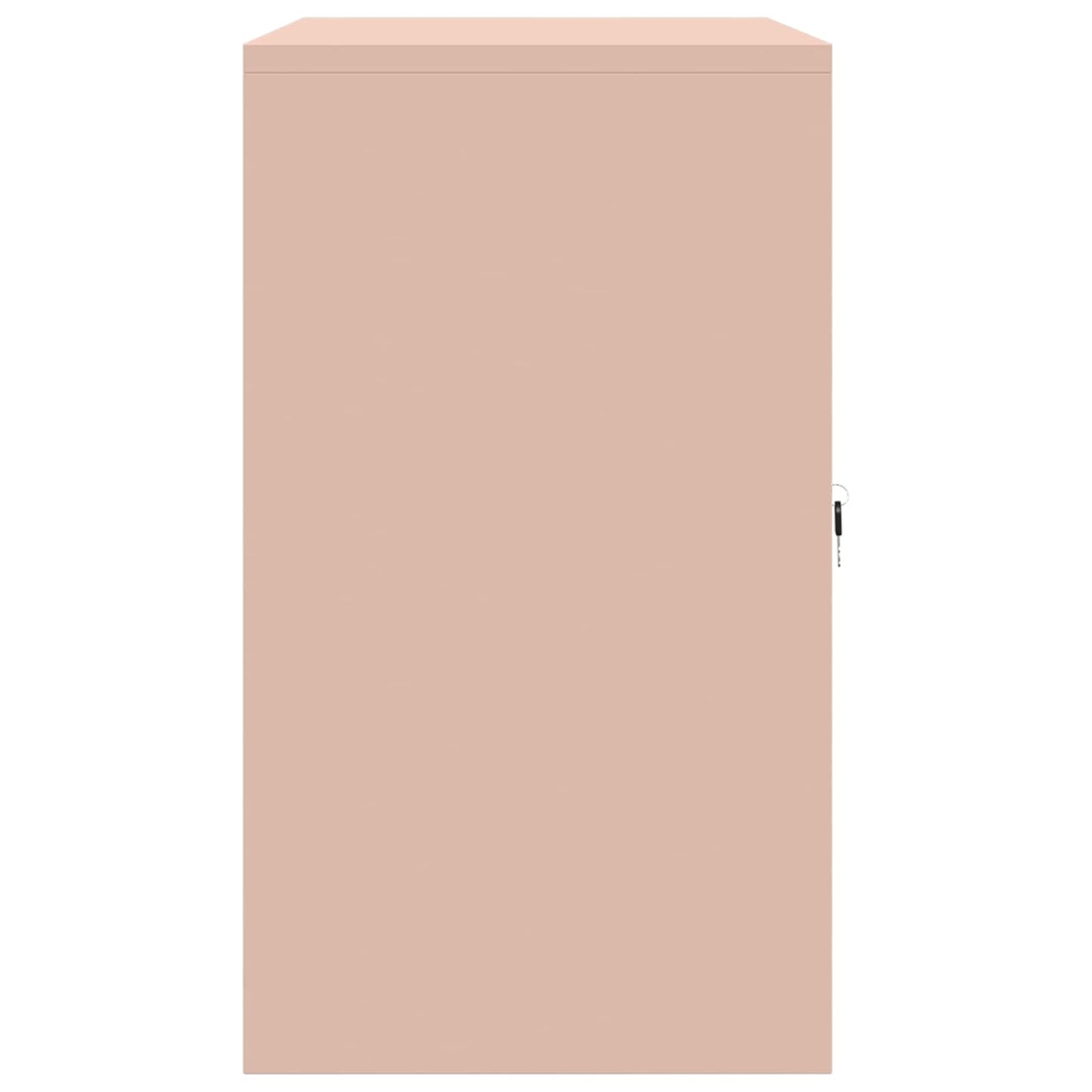 Storage Cabinet Pink 80 x 40 x 70 cm Steel