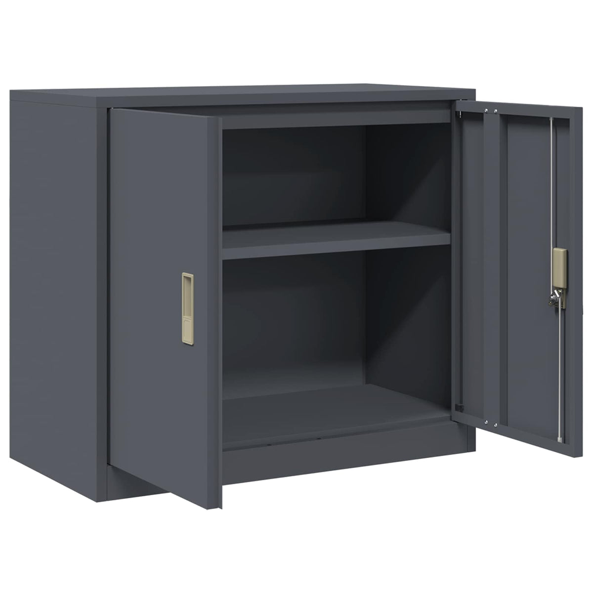 Storage Cabinet Anthracite 80 x 40 x 70 cm Steel