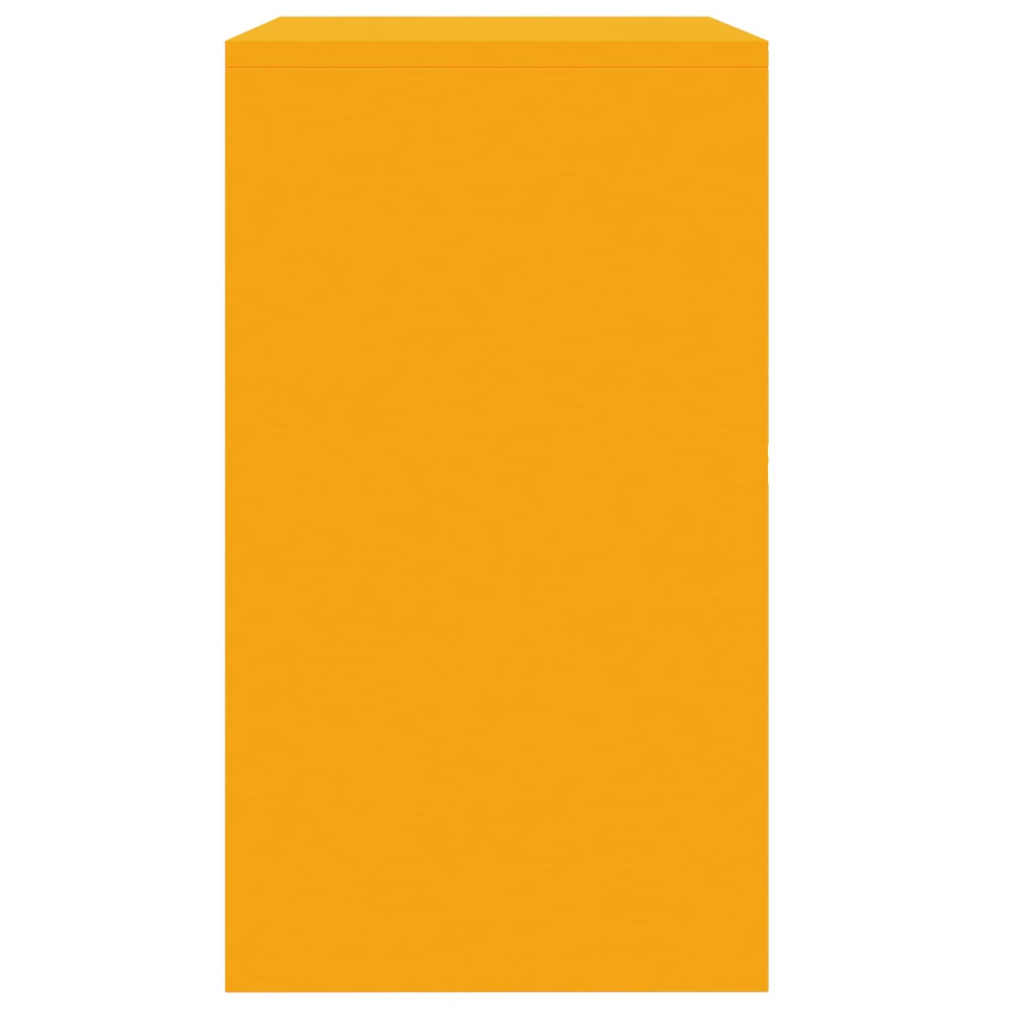 Storage Cabinet Mustard Yellow 80 x 40 x 70 cm Steel
