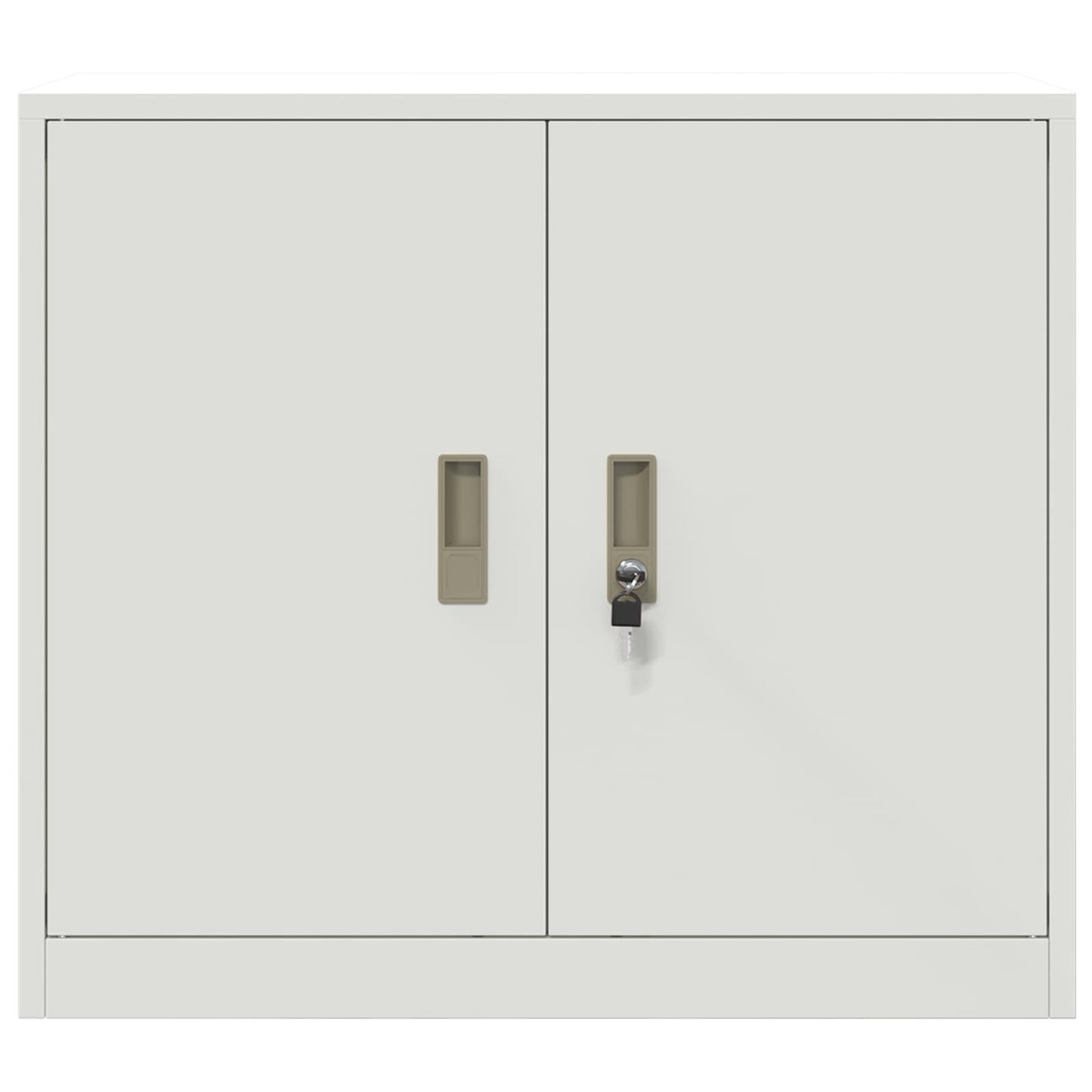 Storage Cabinet White 80 x 40 x 70 cm Steel