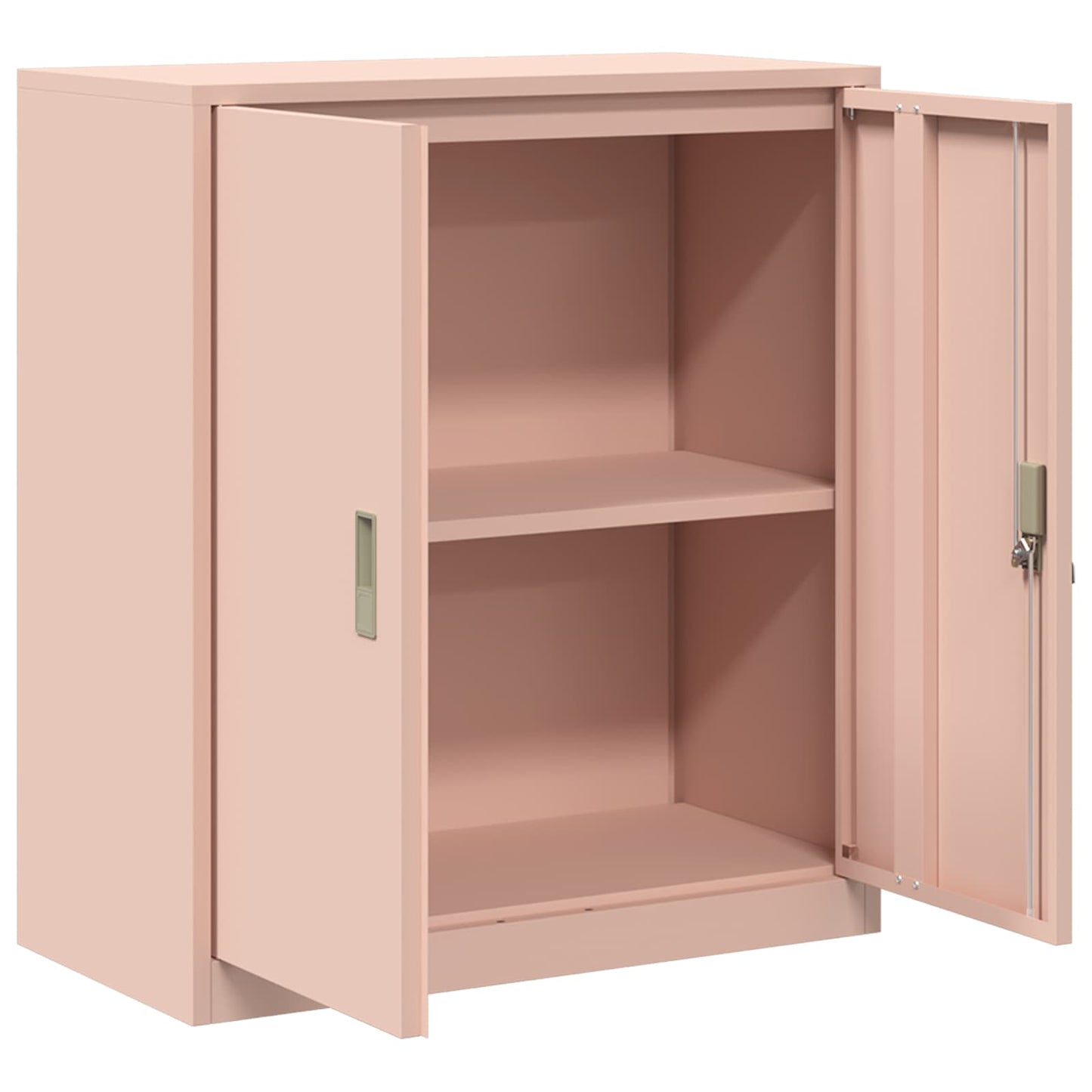 Storage Cabinet Pink 80 x 40 x 90 cm Steel