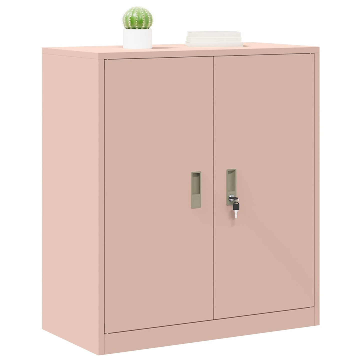 Storage Cabinet Pink 80 x 40 x 90 cm Steel