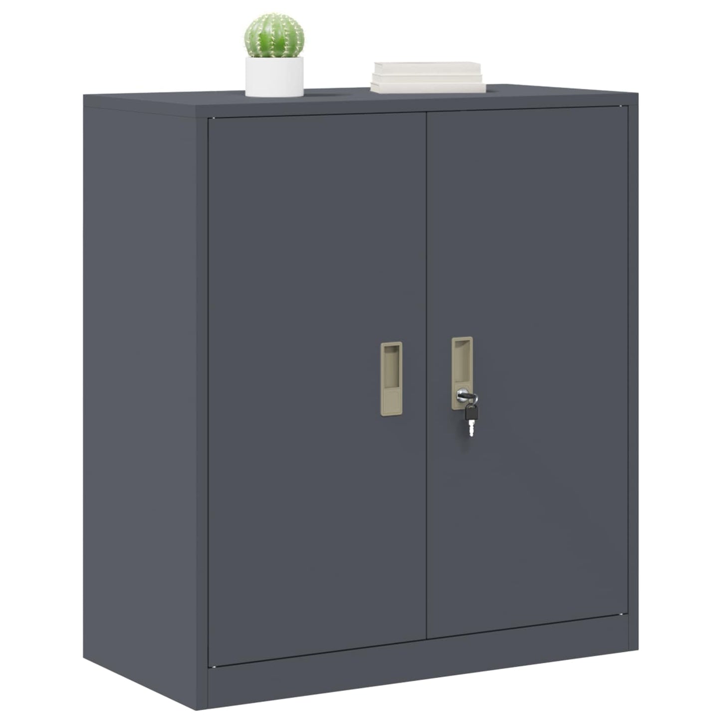 Storage Cabinet Anthracite 80 x 40 x 90 cm Steel