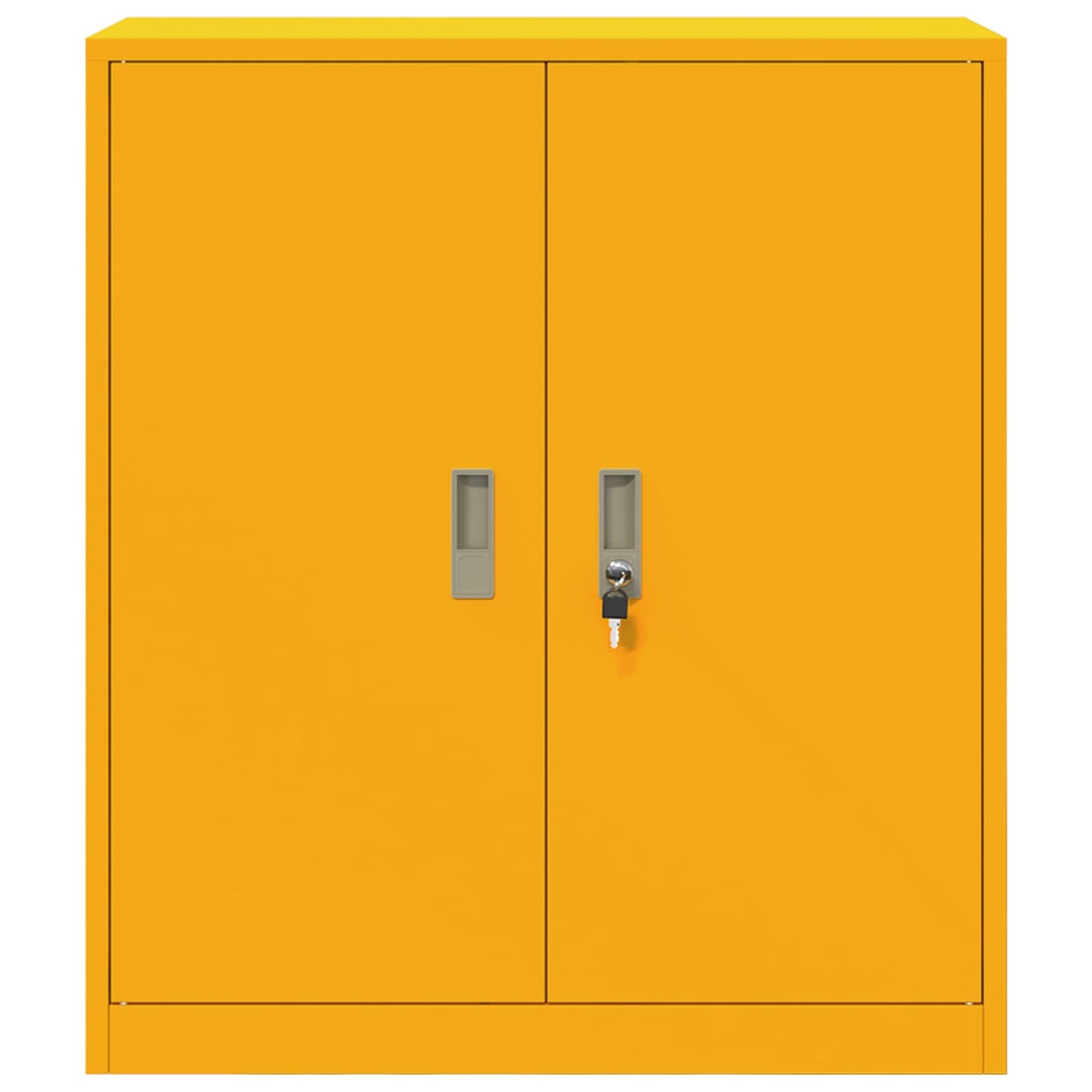 Storage Cabinet Mustard Yellow 80 x 40 x 90 cm Steel