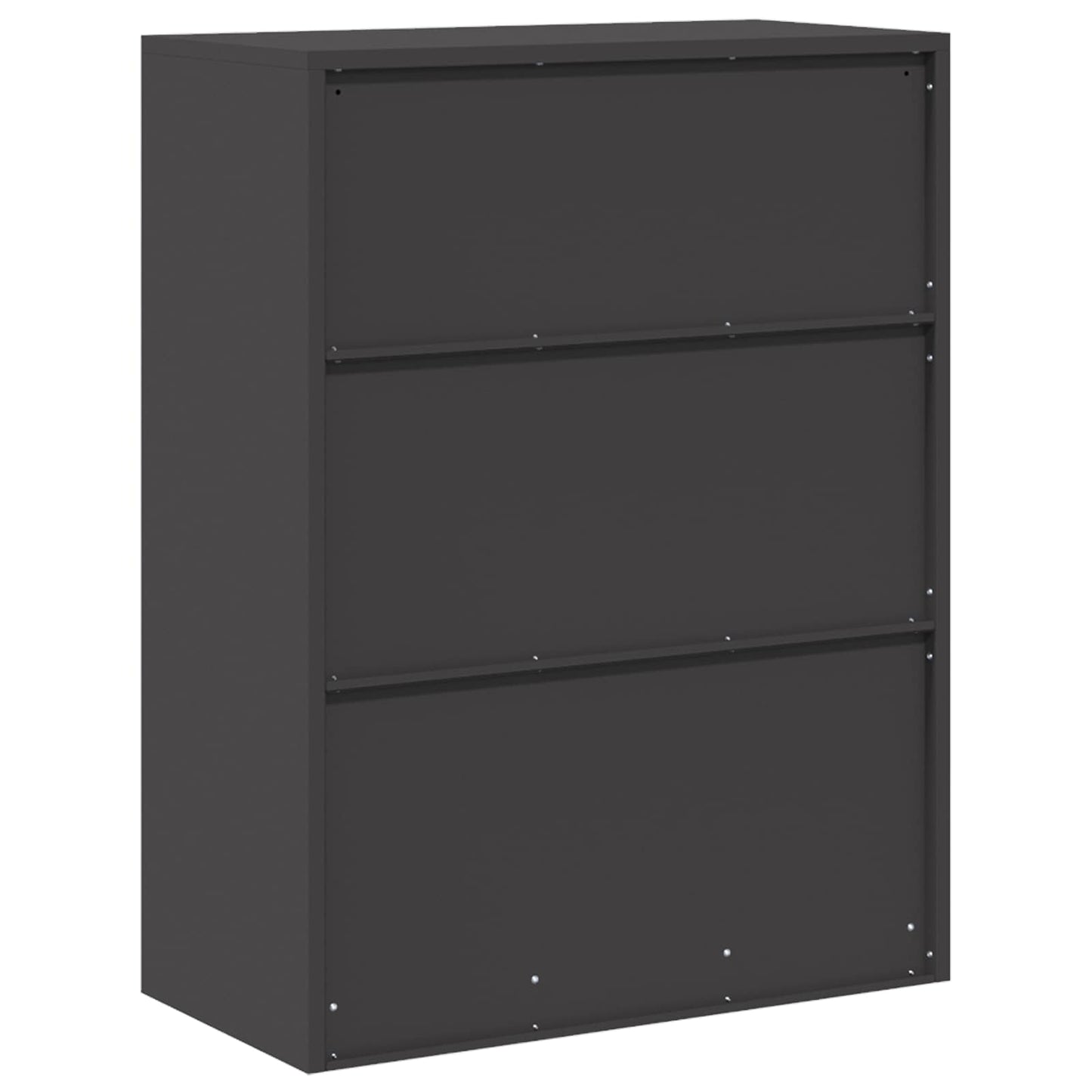 Storage Cabinet Black 80 x 40 x 105 cm Steel