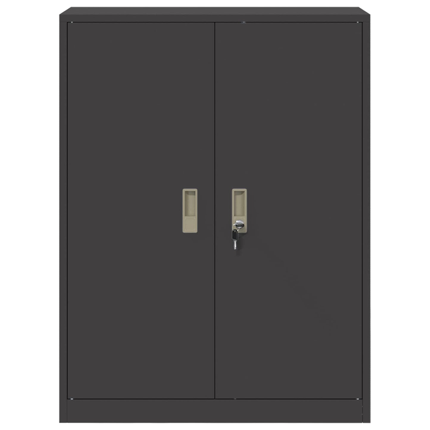 Storage Cabinet Black 80 x 40 x 105 cm Steel