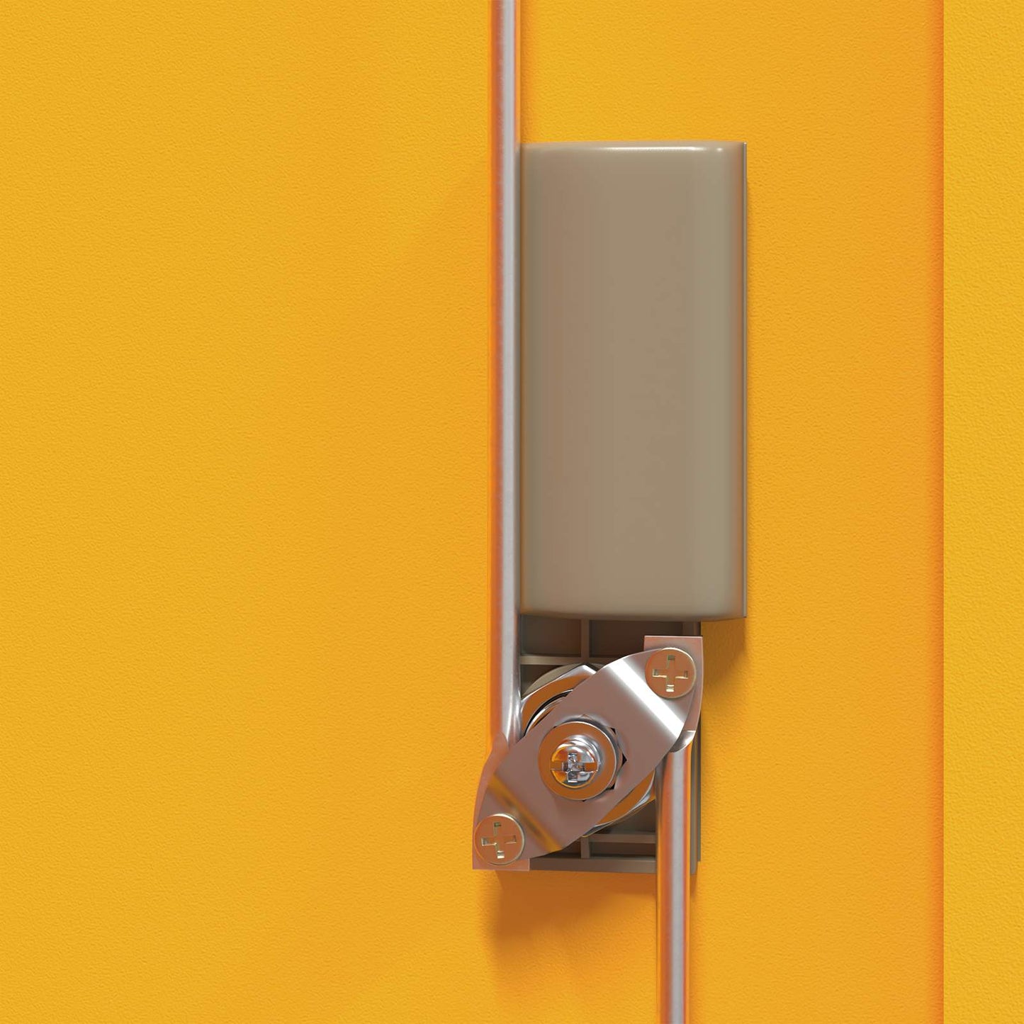 Storage Cabinet Mustard Yellow 80 x 40 x 105 cm Steel