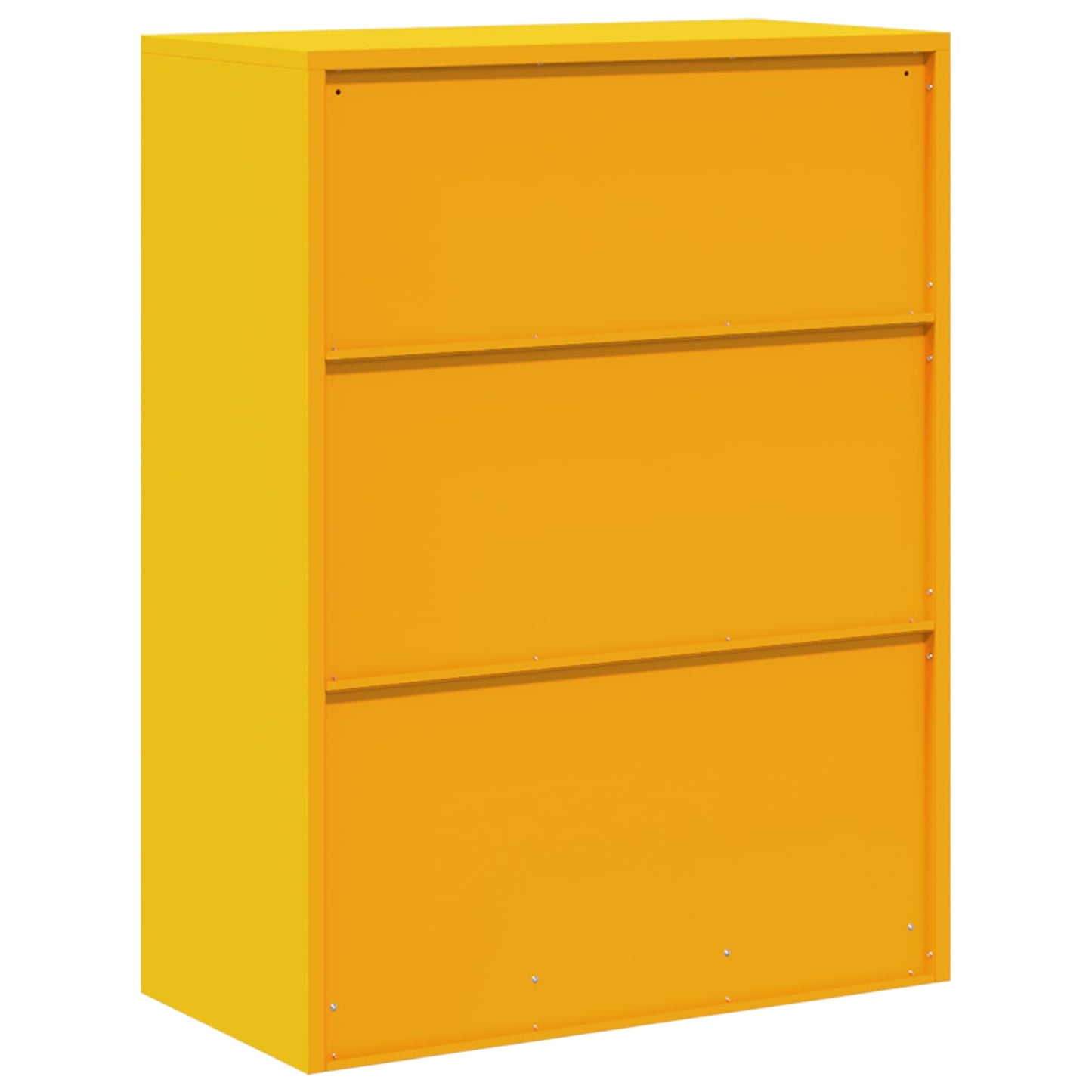 Storage Cabinet Mustard Yellow 80 x 40 x 105 cm Steel