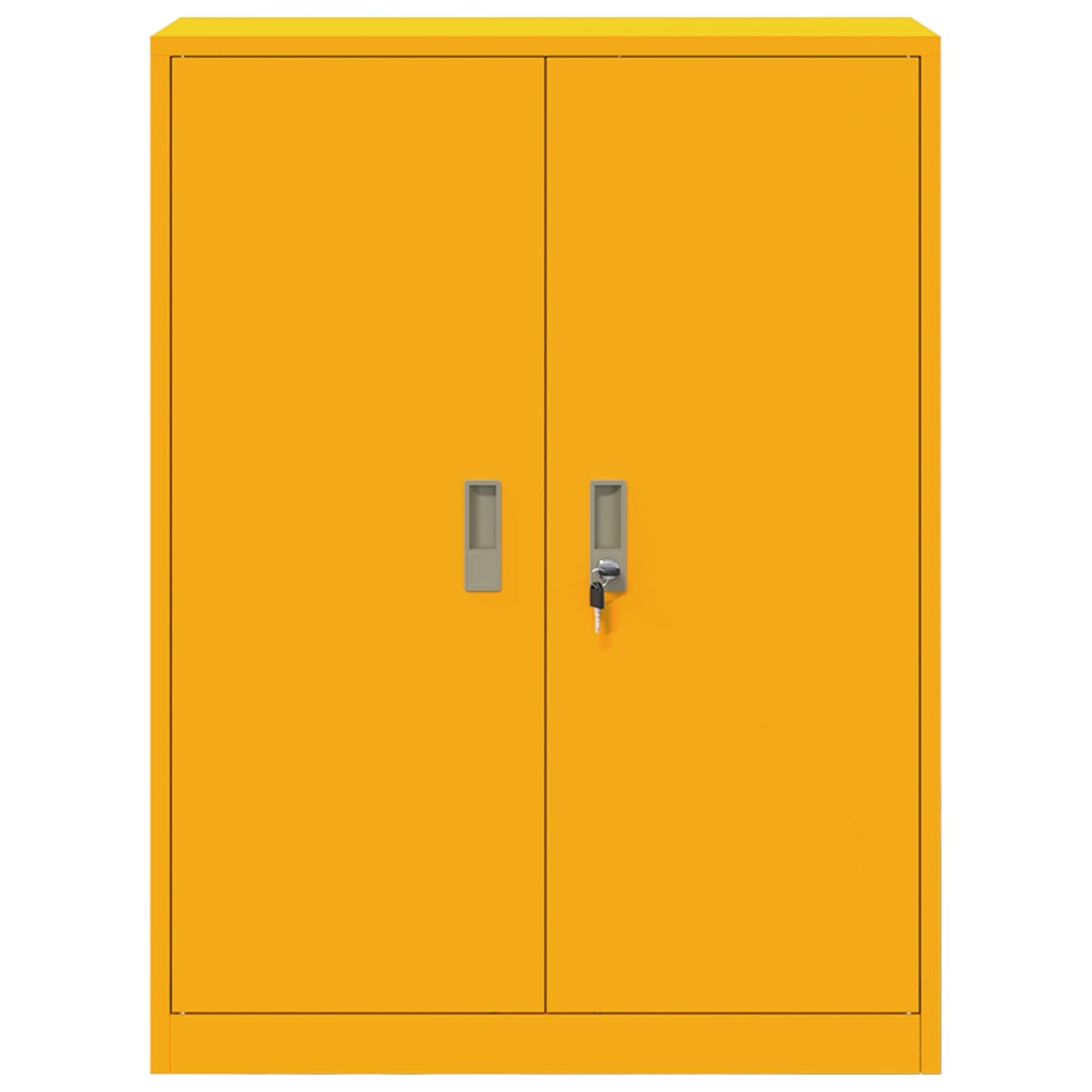 Storage Cabinet Mustard Yellow 80 x 40 x 105 cm Steel