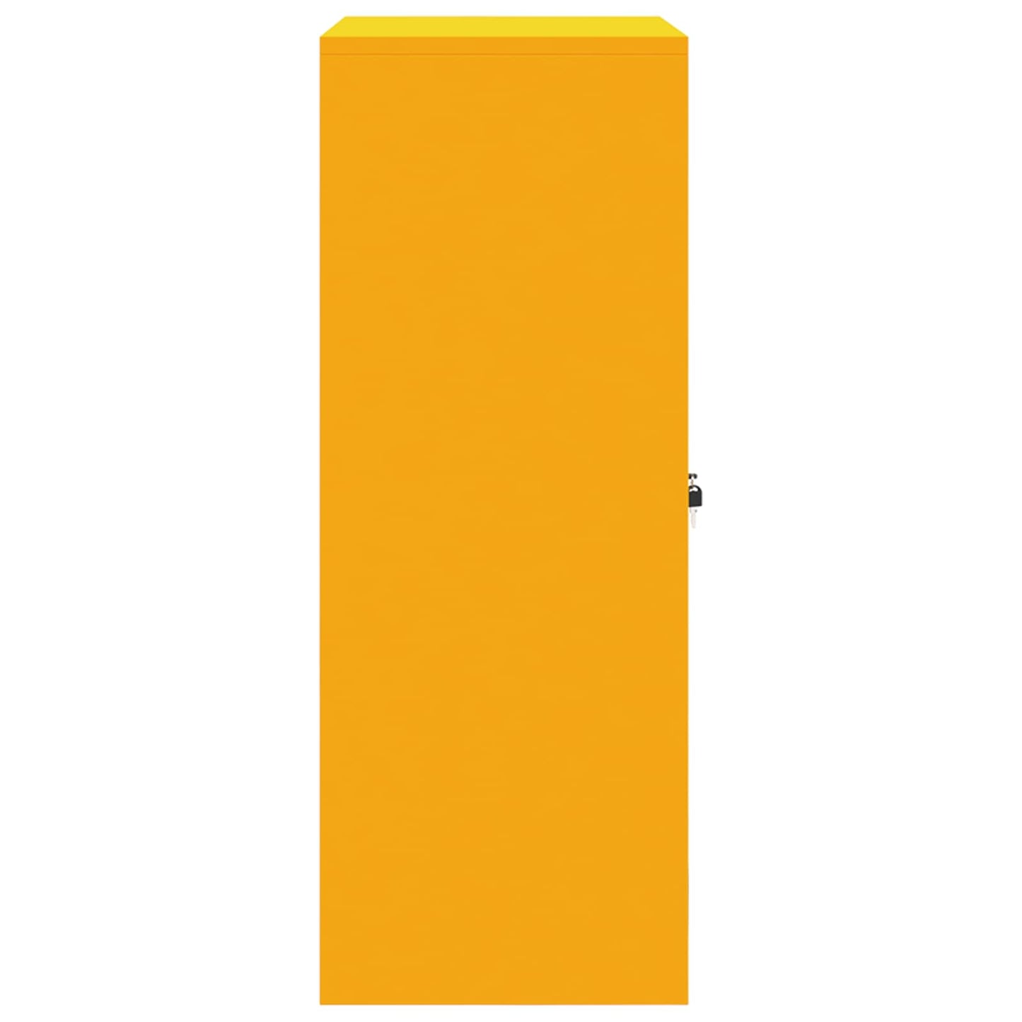 Storage Cabinet Mustard Yellow 80 x 40 x 105 cm Steel