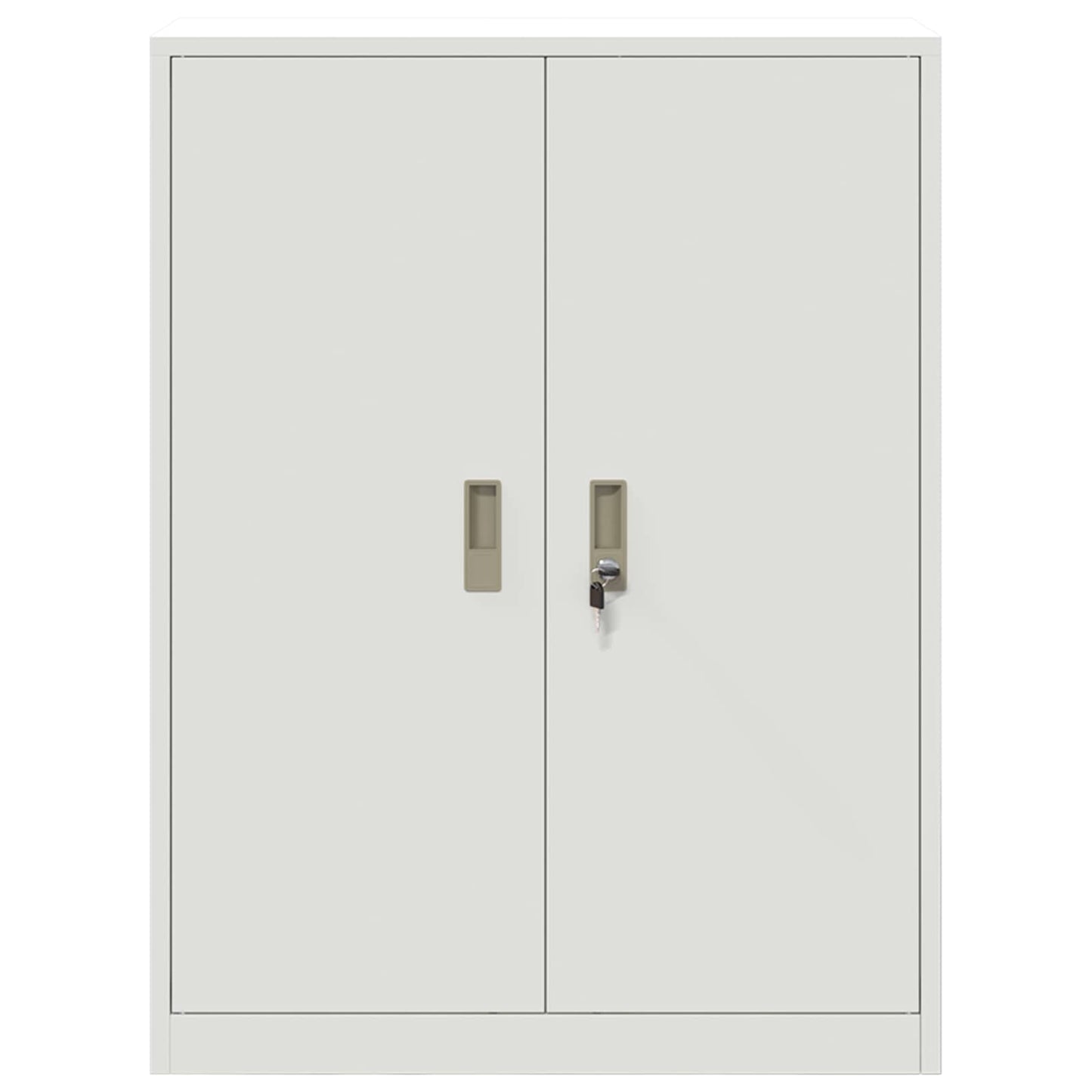 Storage Cabinet White 80 x 40 x 105 cm Steel
