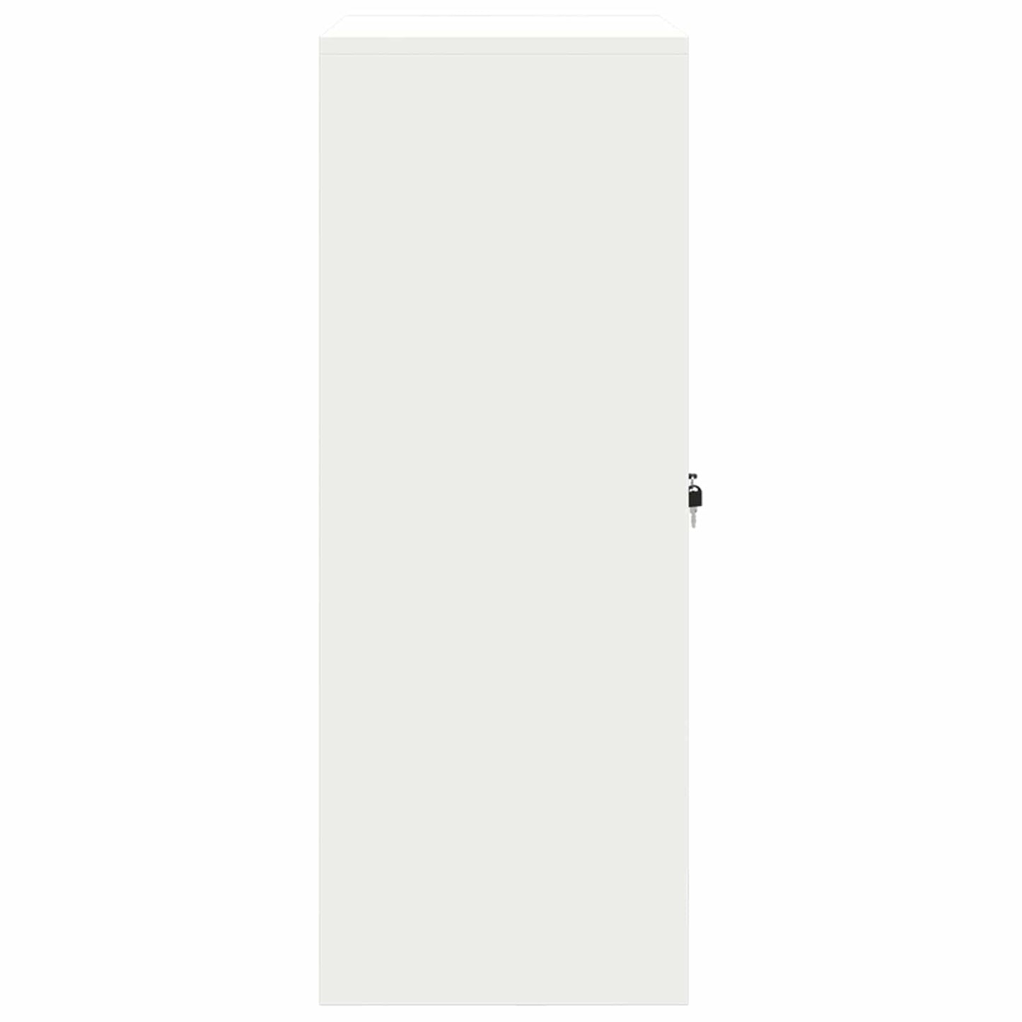 Storage Cabinet White 80 x 40 x 105 cm Steel