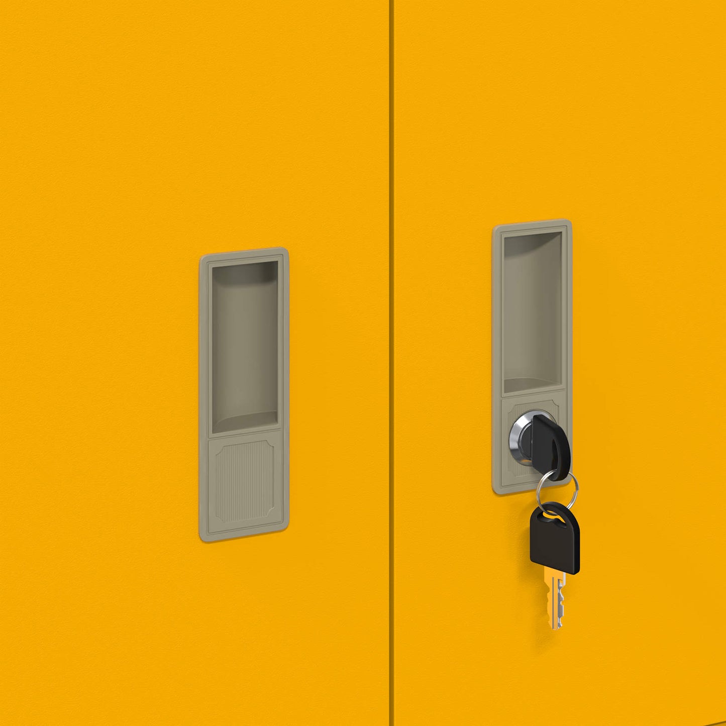 Storage Cabinet Mustard Yellow 60 x 40 x 40 cm Steel