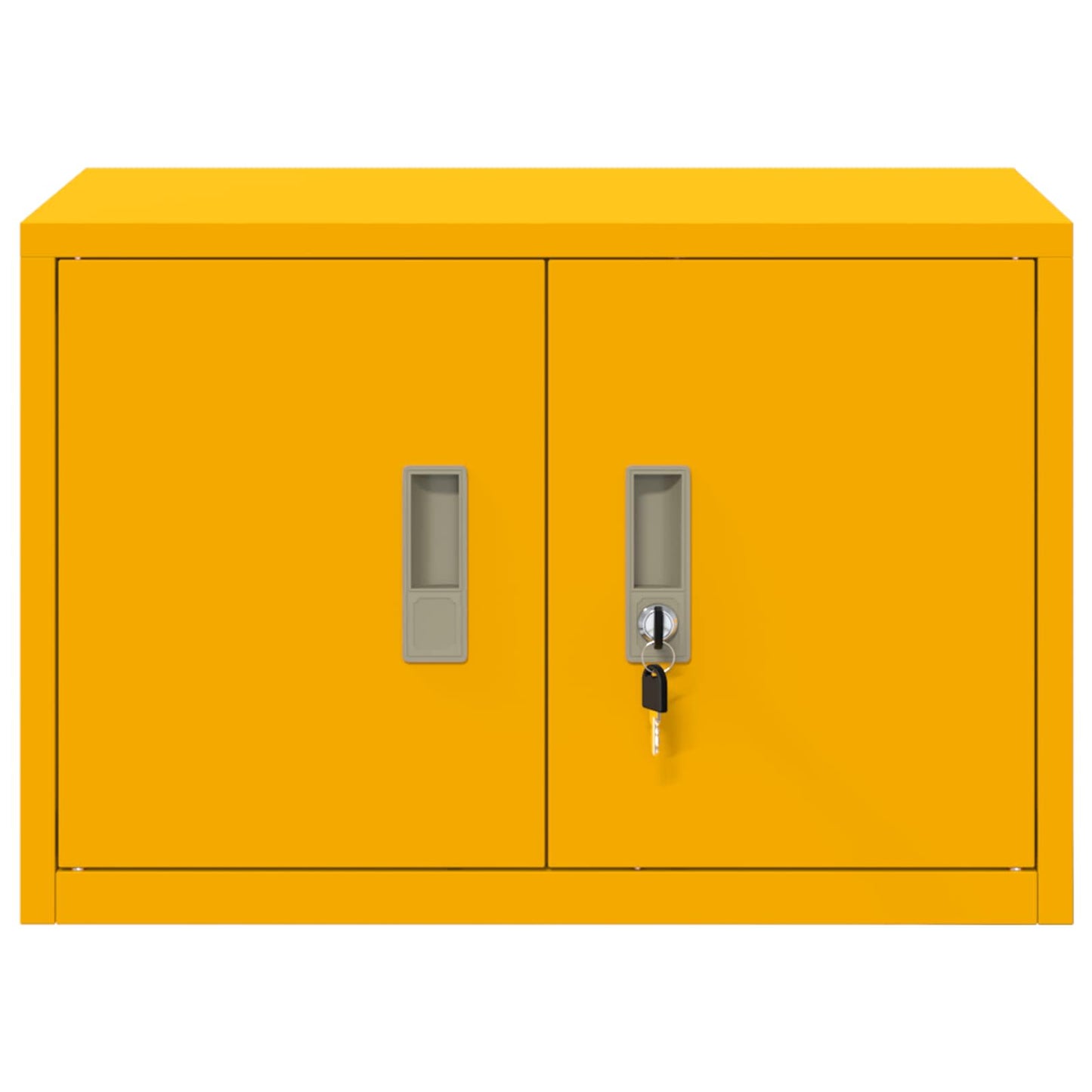 Storage Cabinet Mustard Yellow 60 x 40 x 40 cm Steel