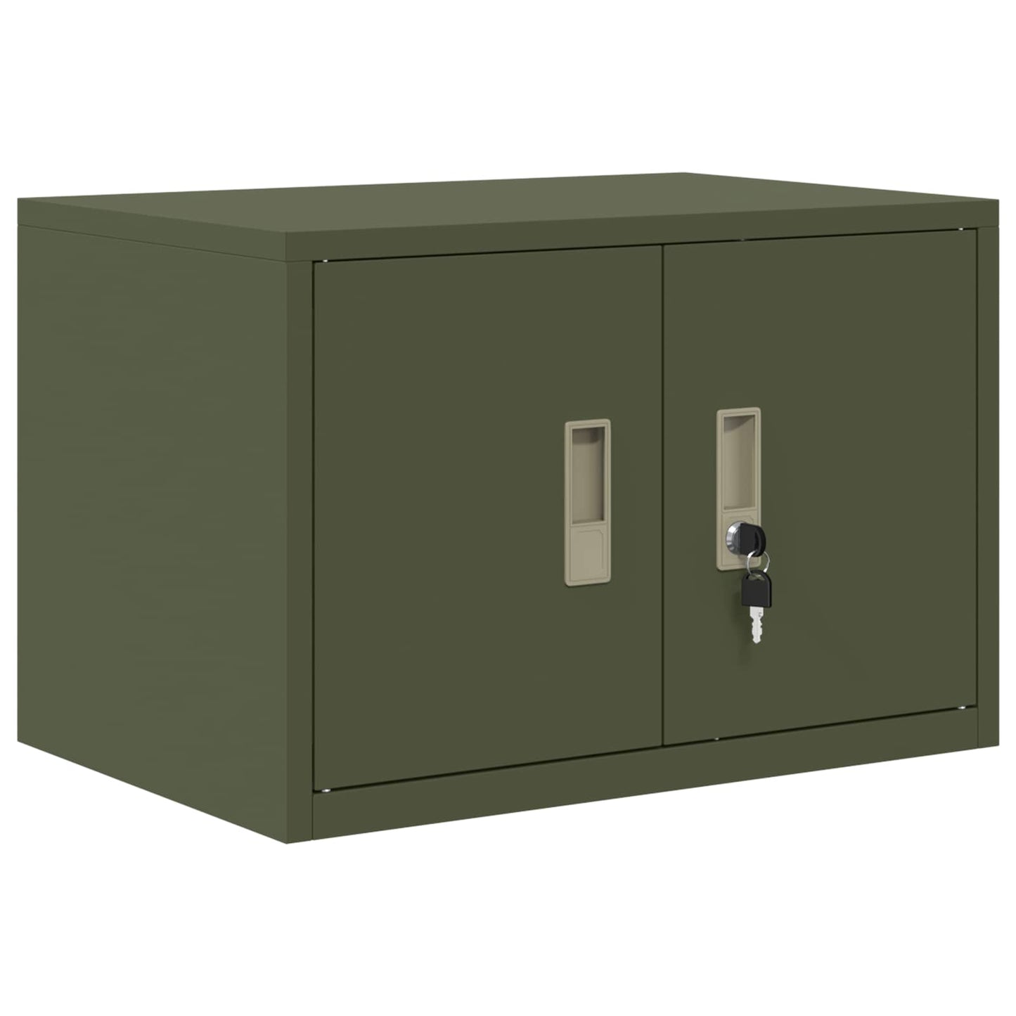 Storage Cabinet Olive Green 60 x 40 x 40 cm Steel
