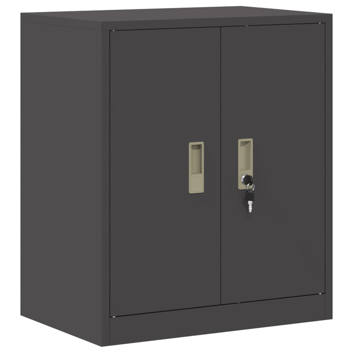 Storage Cabinet Black 60 x 40 x 70 cm Steel
