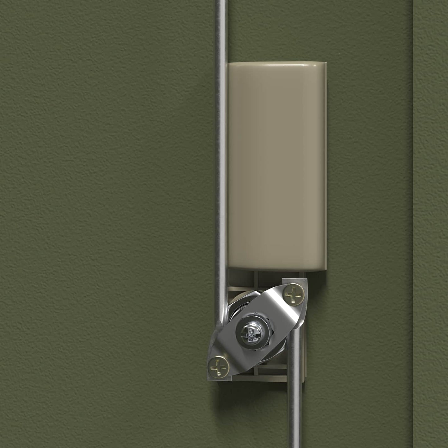 Storage Cabinet Olive Green 60 x 40 x 70 cm Steel