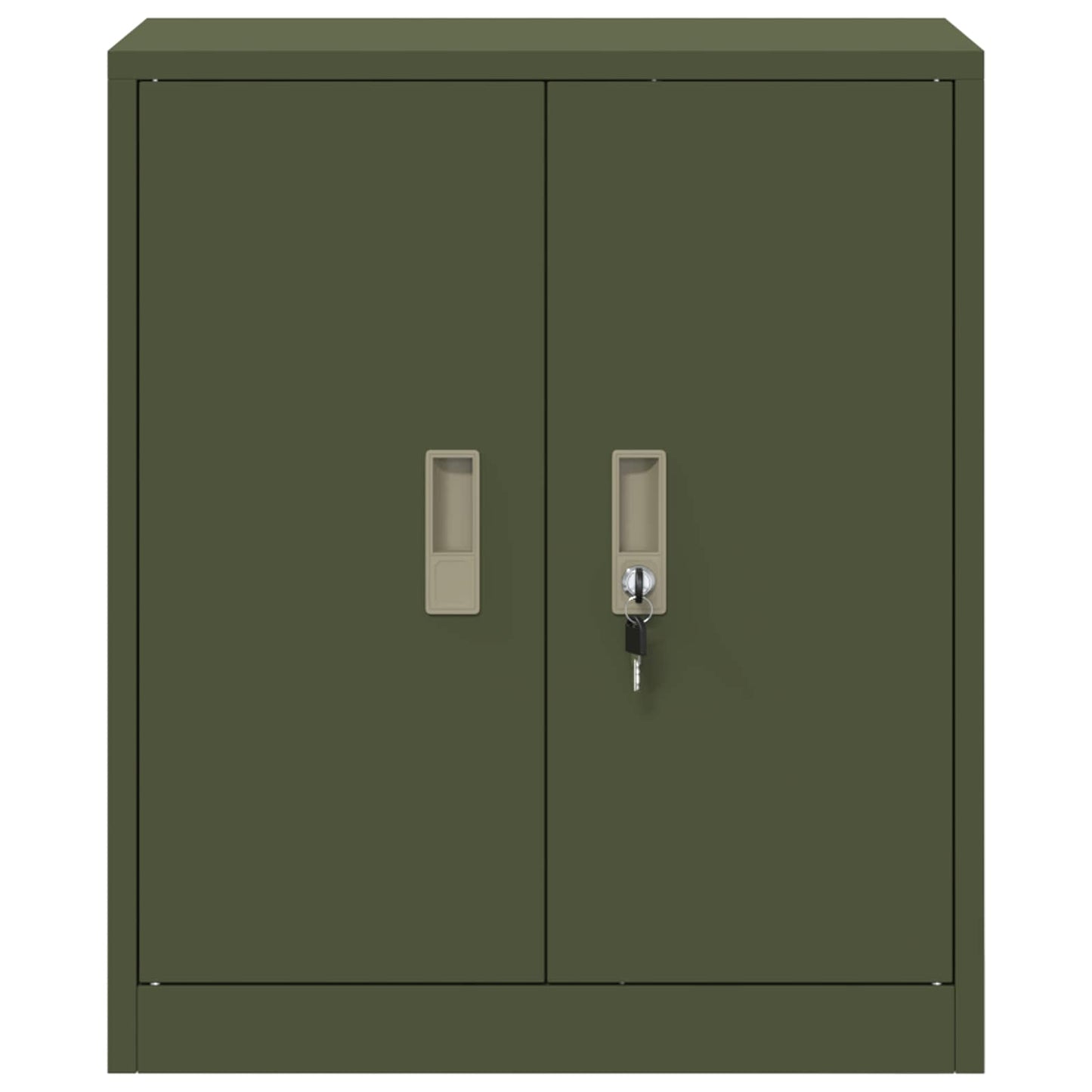 Storage Cabinet Olive Green 60 x 40 x 70 cm Steel
