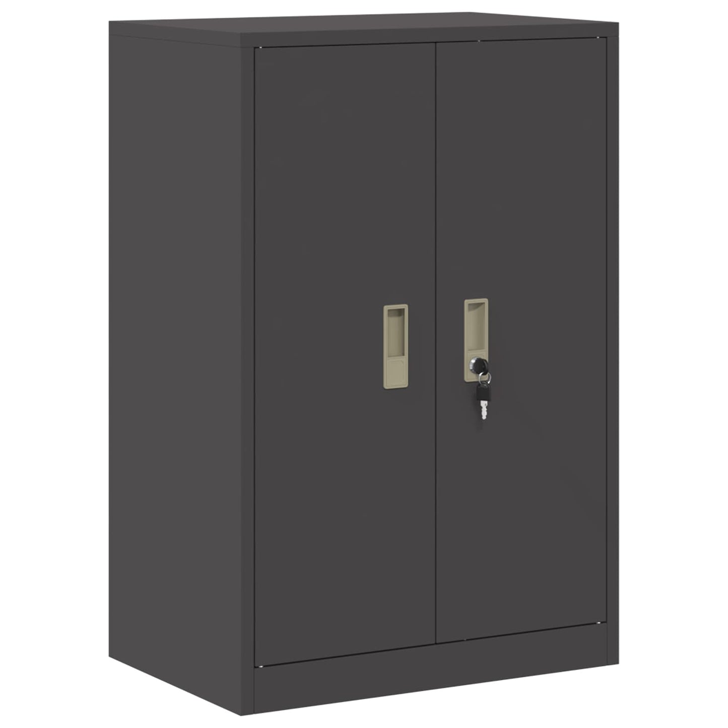 Storage Cabinet Black 60 x 40 x 90 cm Steel