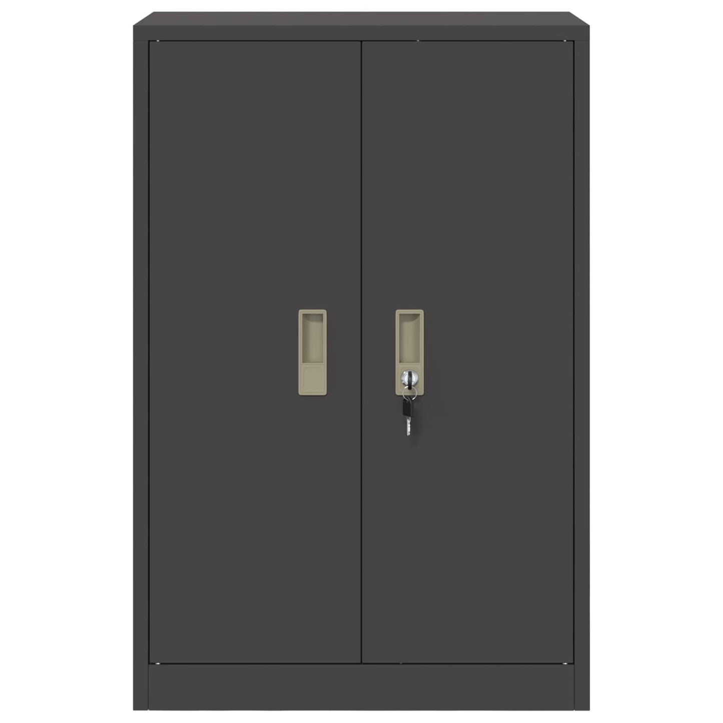 Storage Cabinet Black 60 x 40 x 90 cm Steel