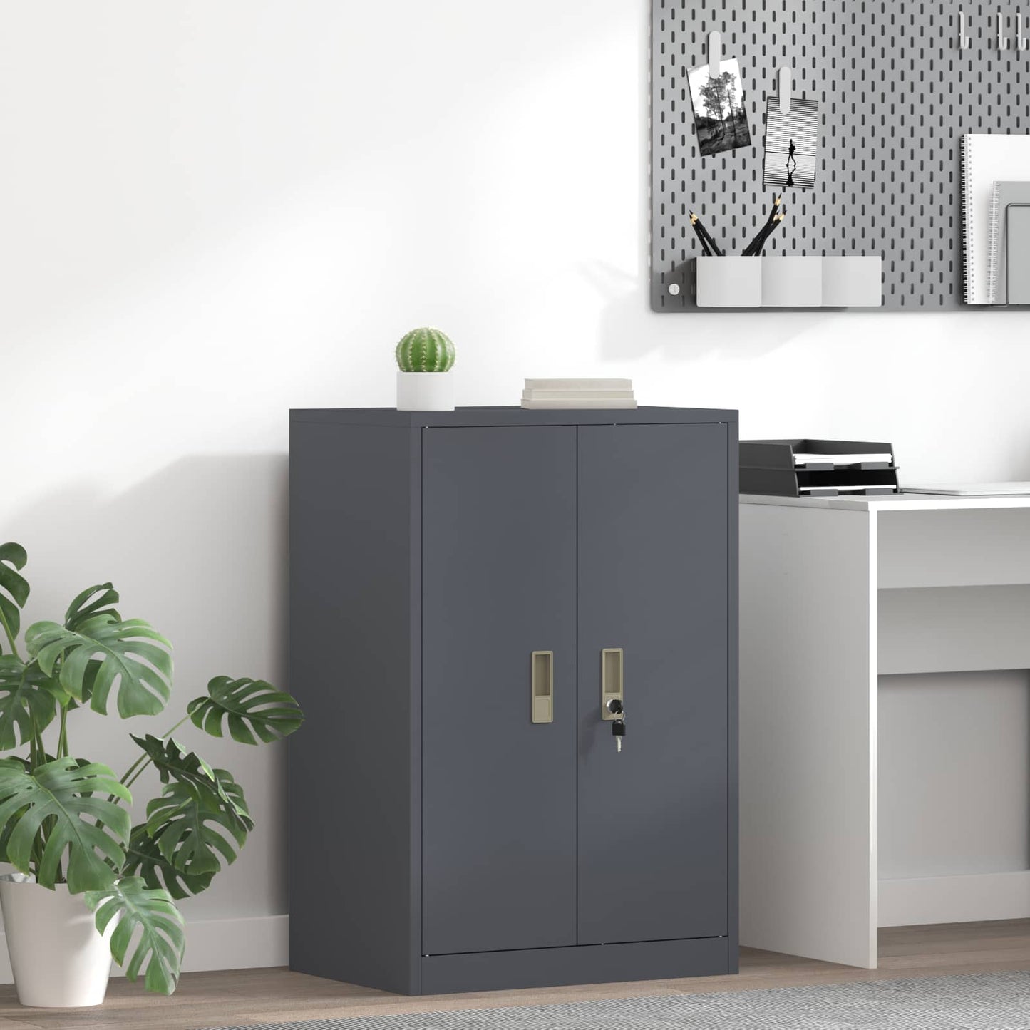Storage Cabinet Anthracite 60 x 40 x 90 cm Steel