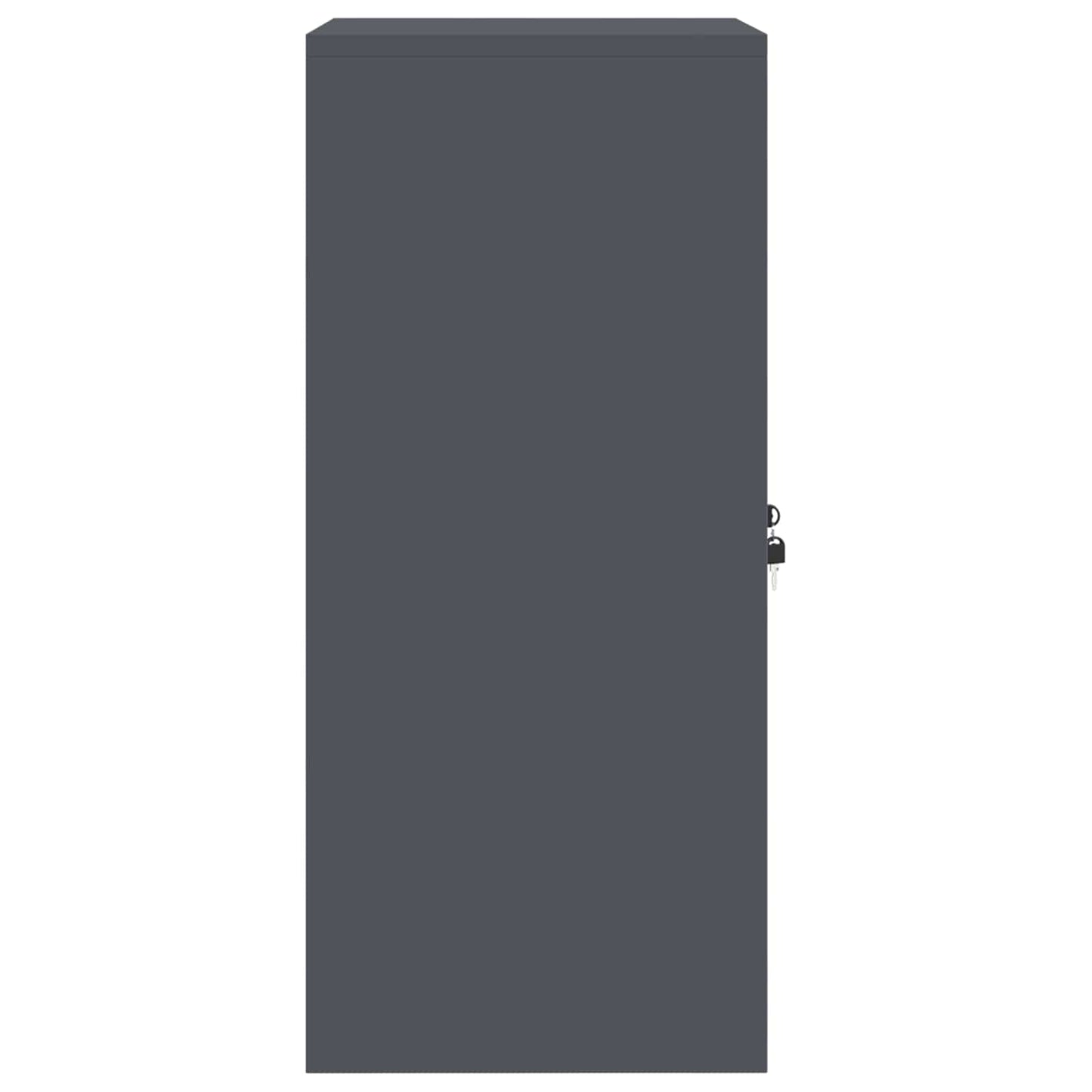 Storage Cabinet Anthracite 60 x 40 x 90 cm Steel