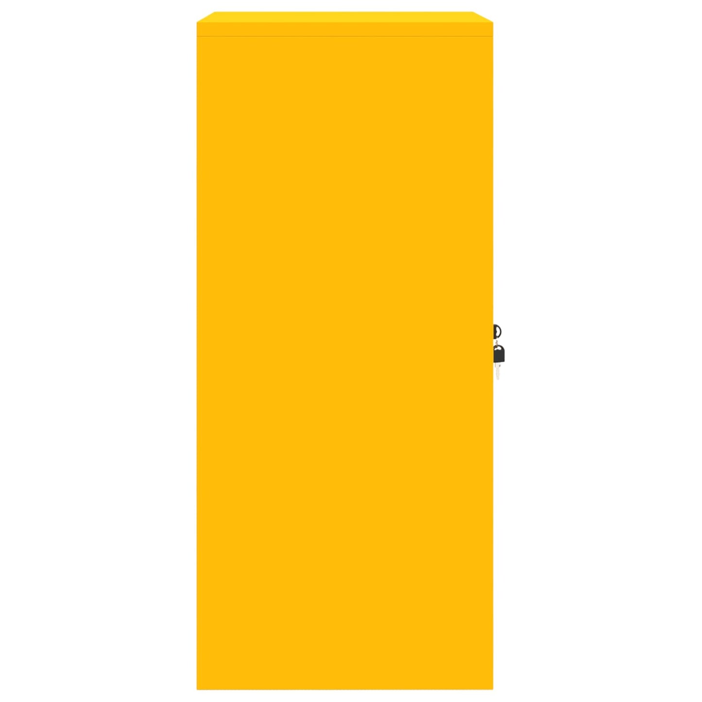 Storage Cabinet Mustard Yellow 60 x 40 x 90 cm Steel