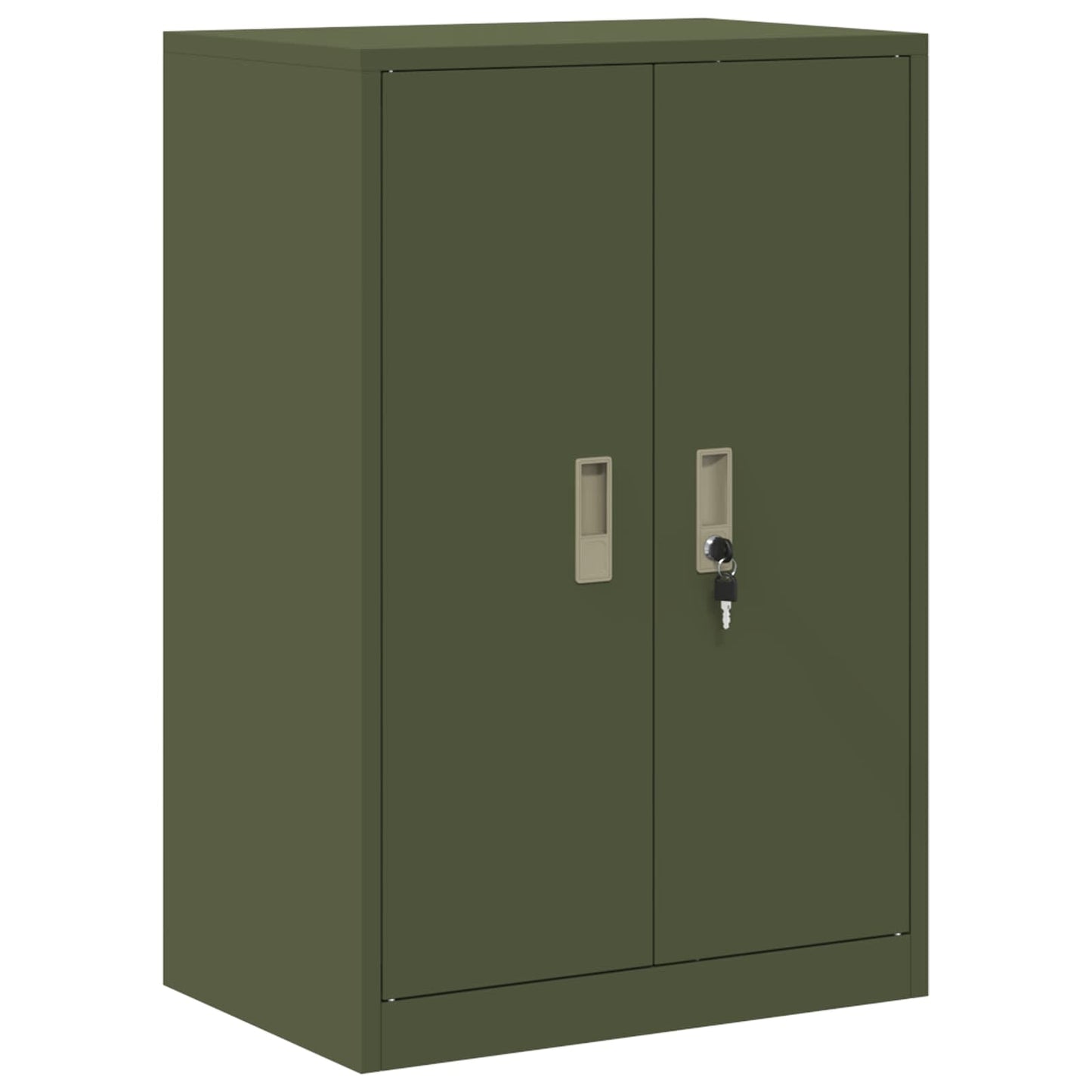 Storage Cabinet Olive Green 60 x 40 x 90 cm Steel