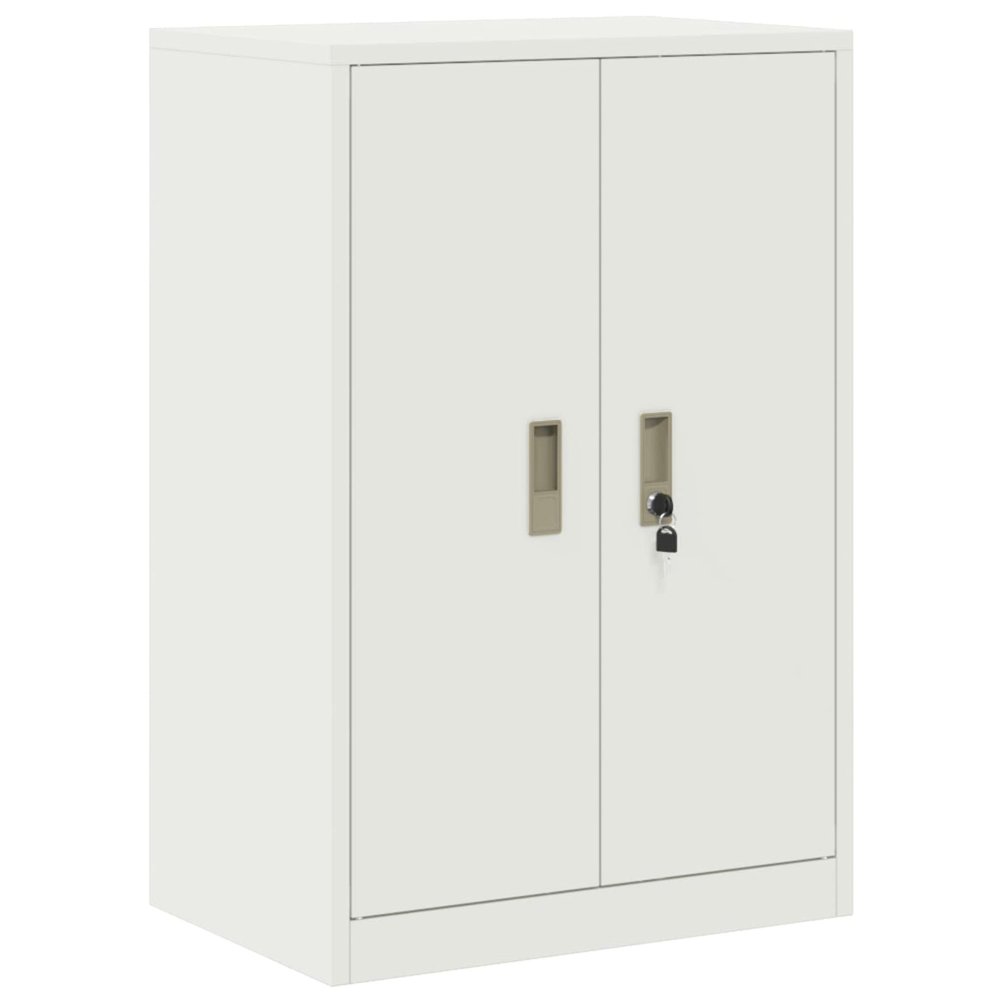 Storage Cabinet White 60 x 40 x 90 cm Steel
