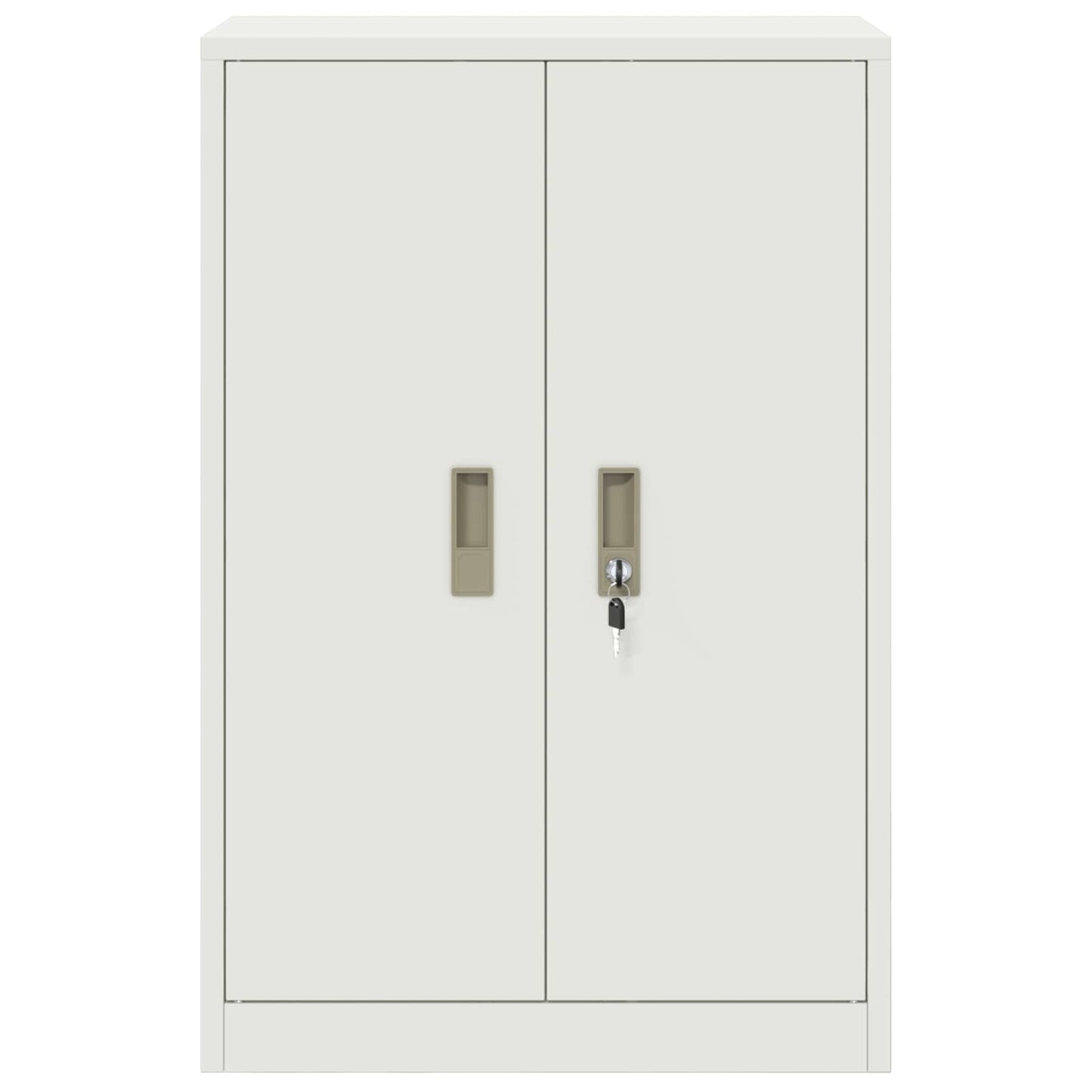 Storage Cabinet White 60 x 40 x 90 cm Steel