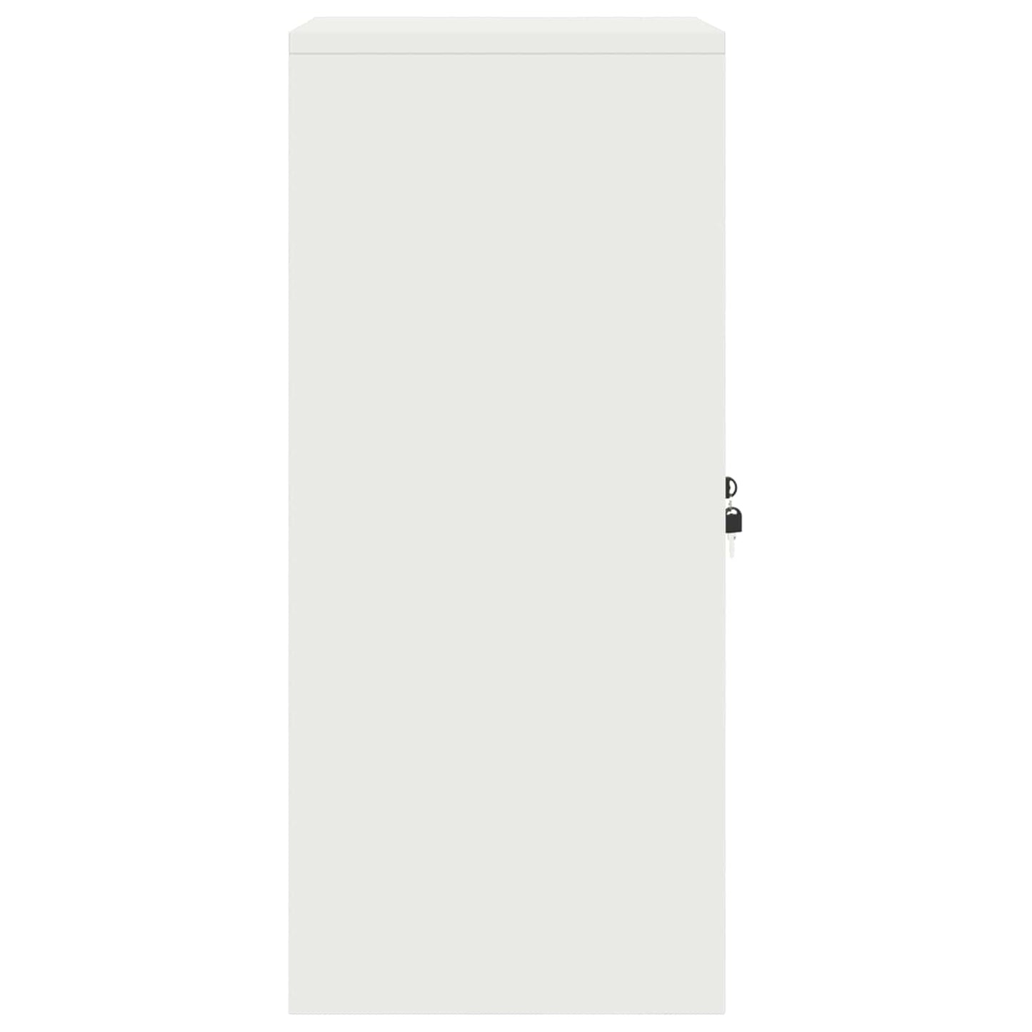 Storage Cabinet White 60 x 40 x 90 cm Steel