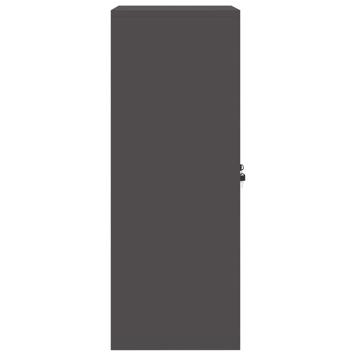 Storage Cabinet Black 60 x 40 x 105 cm Steel