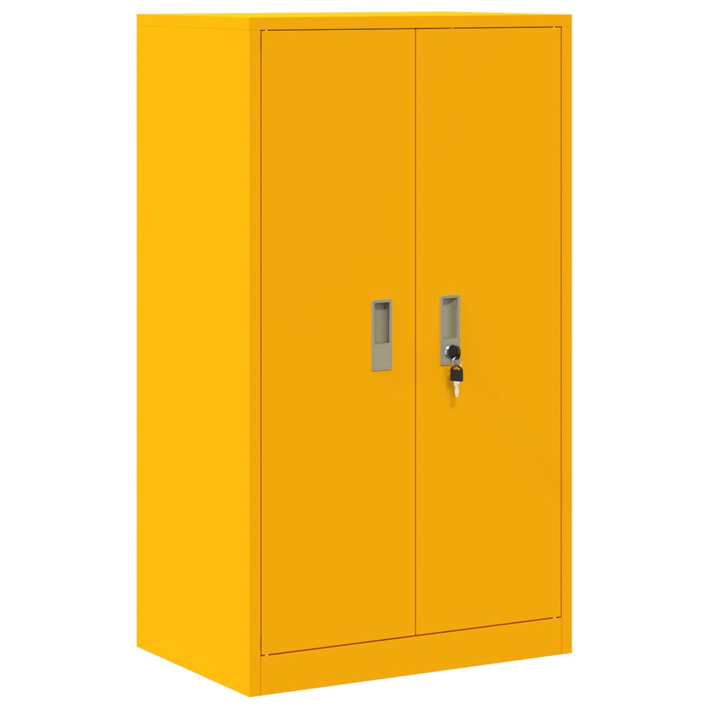 Storage Cabinet Mustard Yellow 60 x 40 x 105 cm Steel
