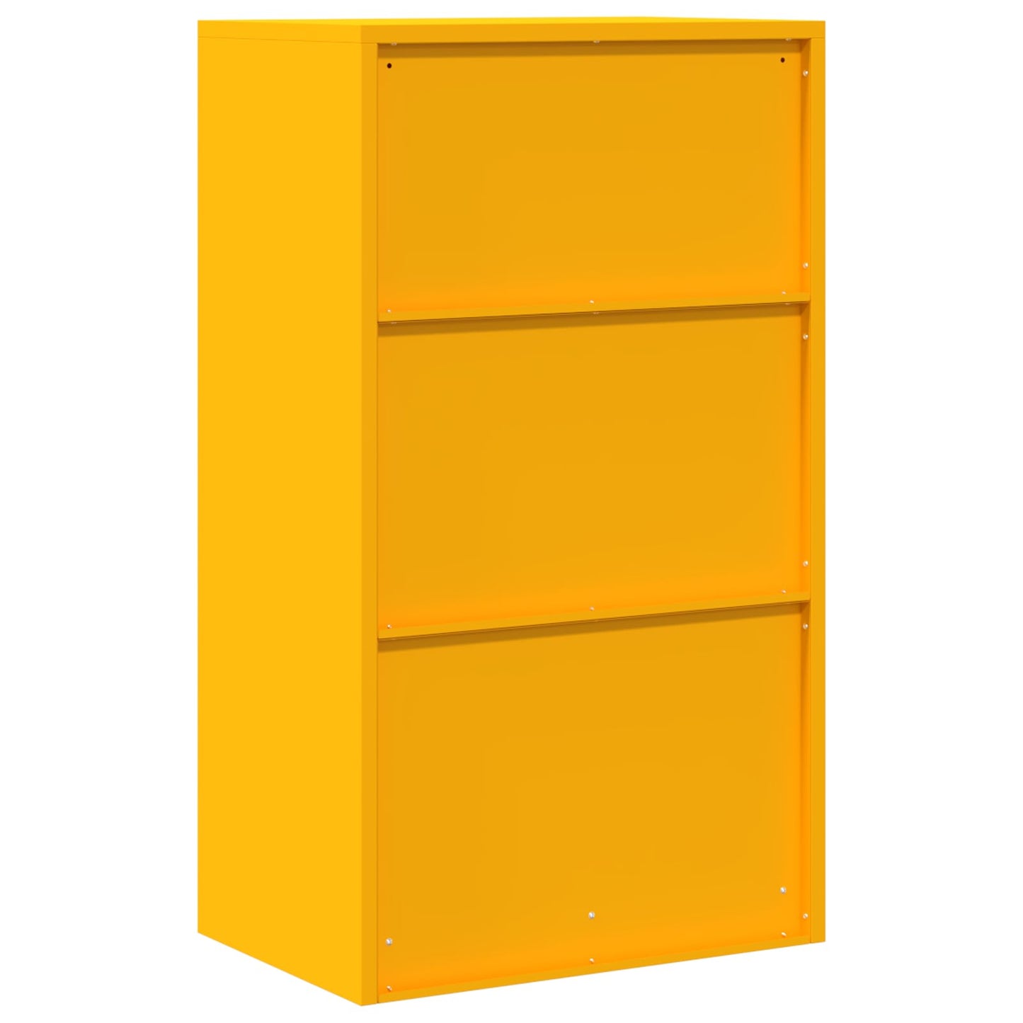 Storage Cabinet Mustard Yellow 60 x 40 x 105 cm Steel