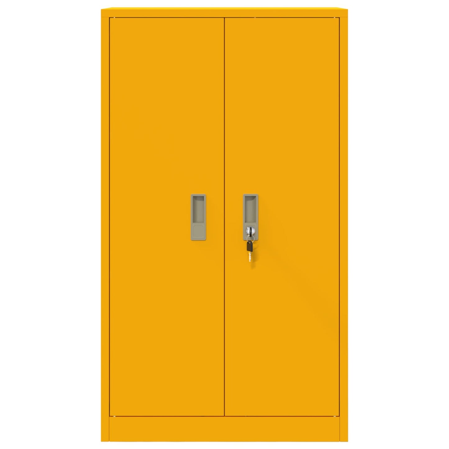 Storage Cabinet Mustard Yellow 60 x 40 x 105 cm Steel